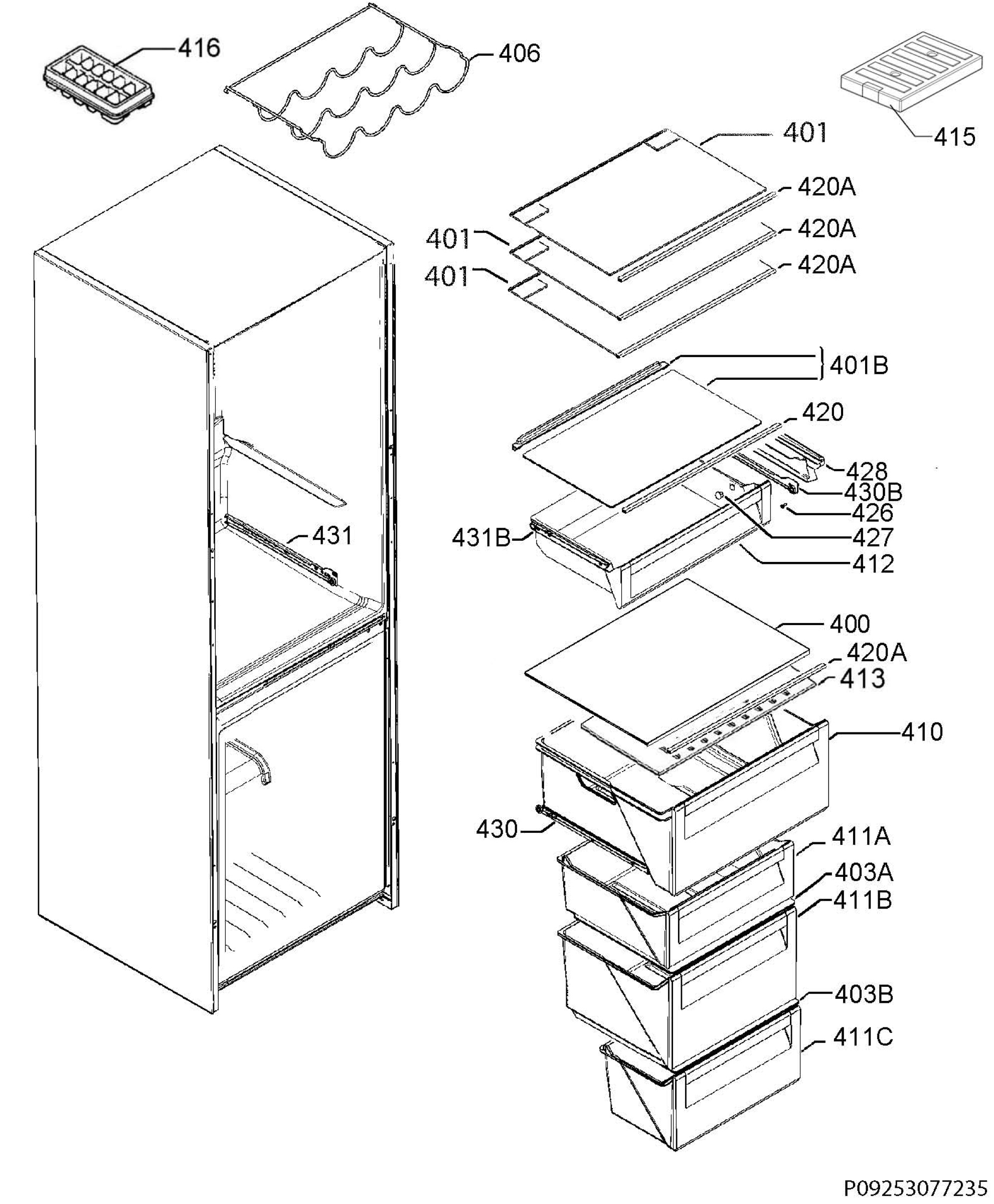 Internal parts