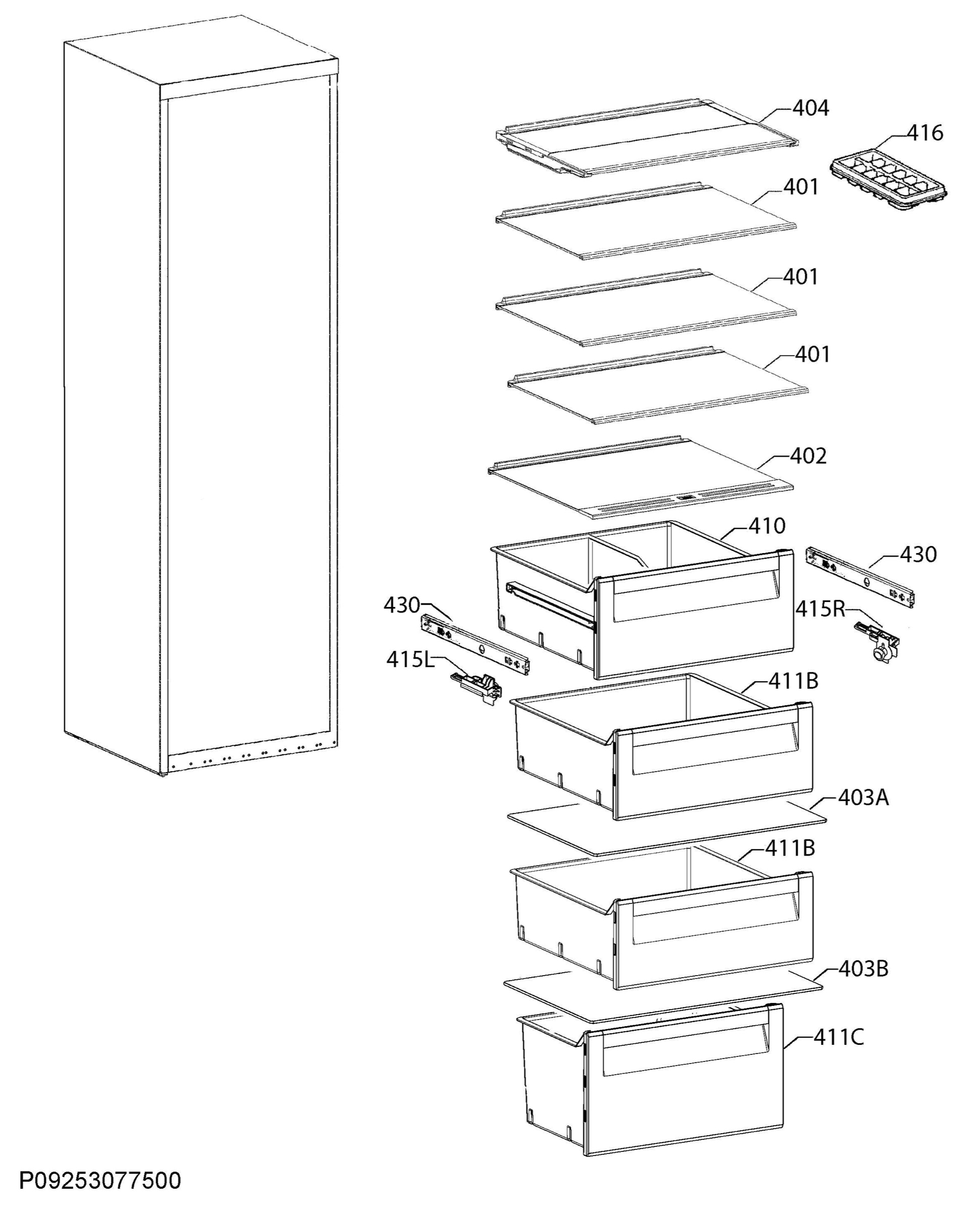 Internal parts