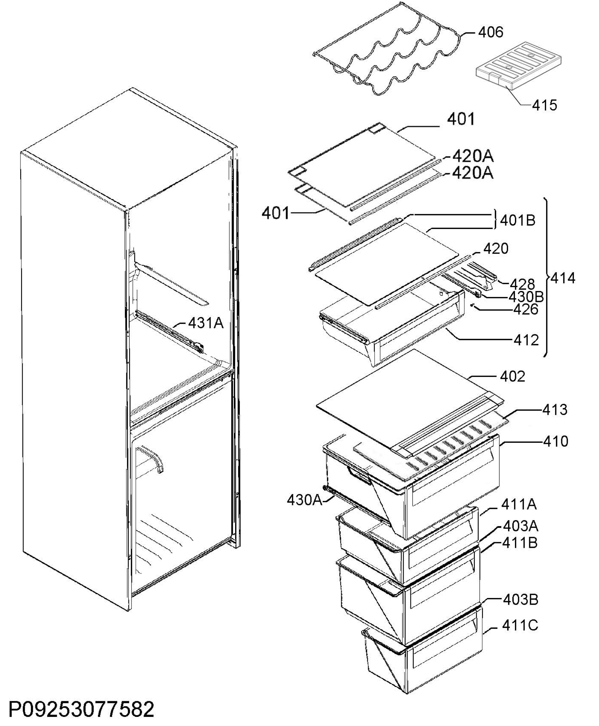 Internal parts