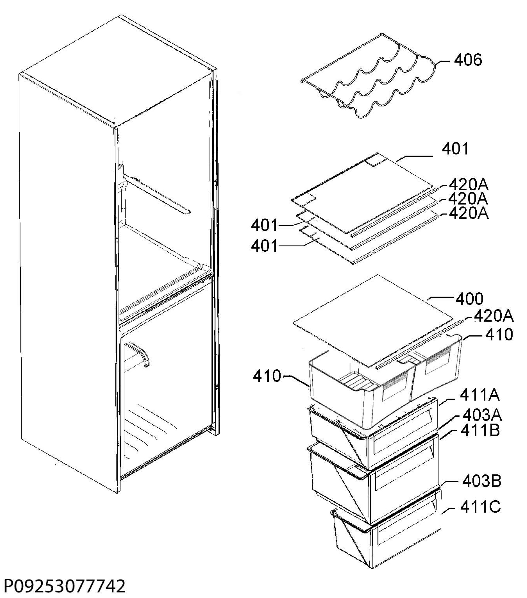 Internal parts