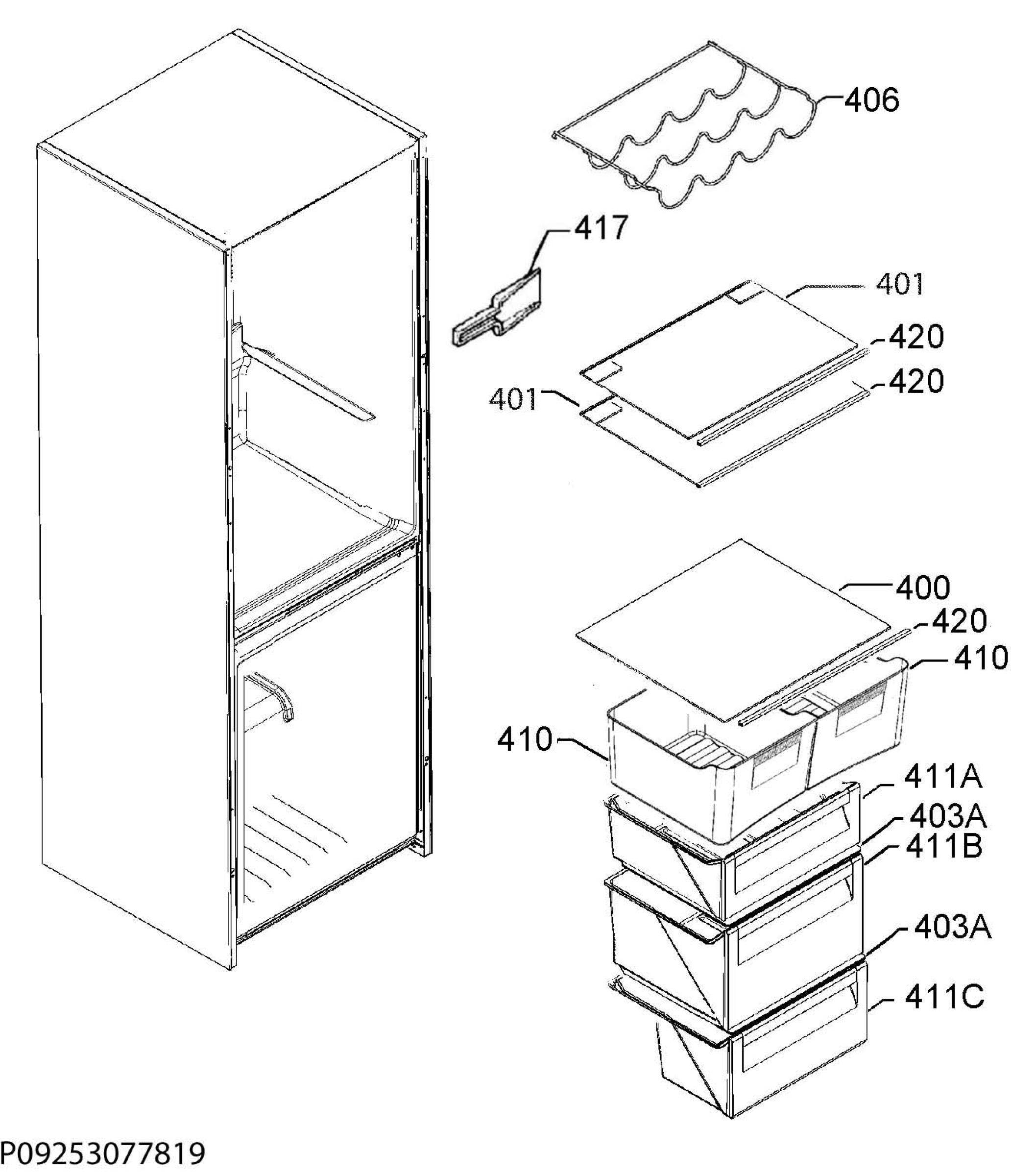 Internal parts