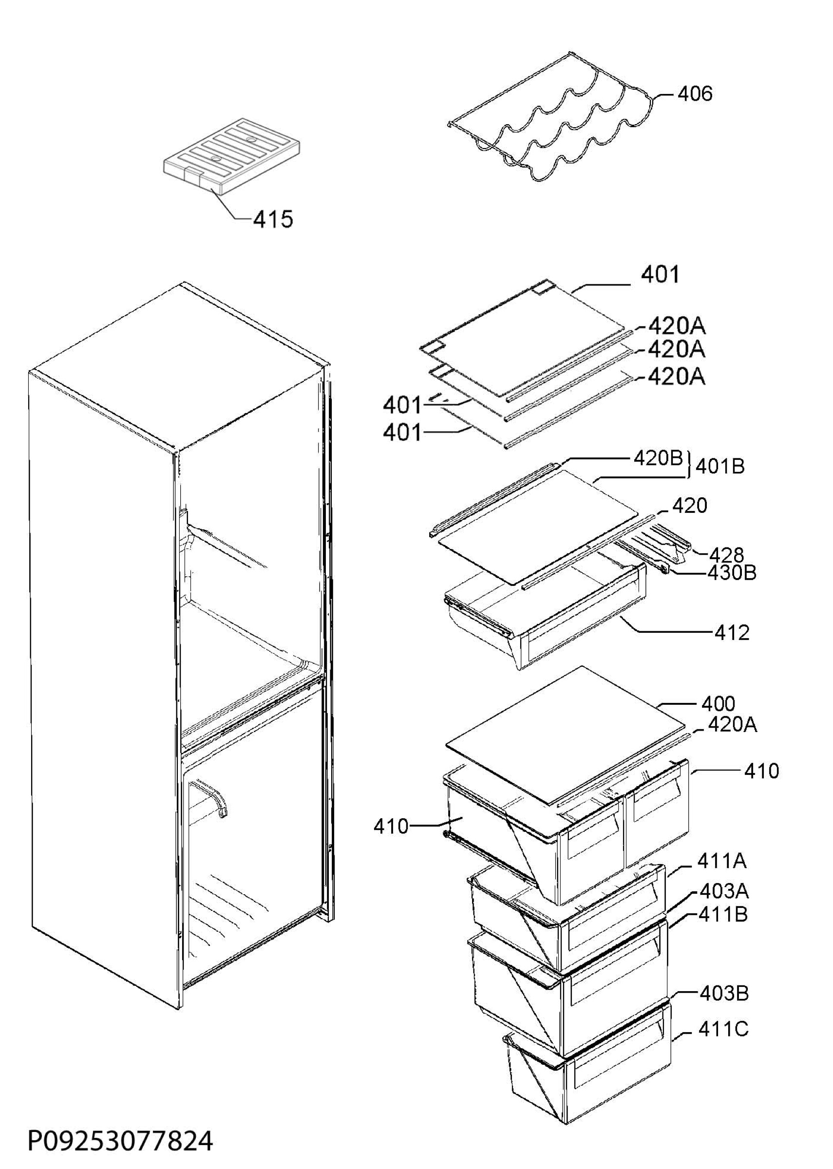 Internal parts