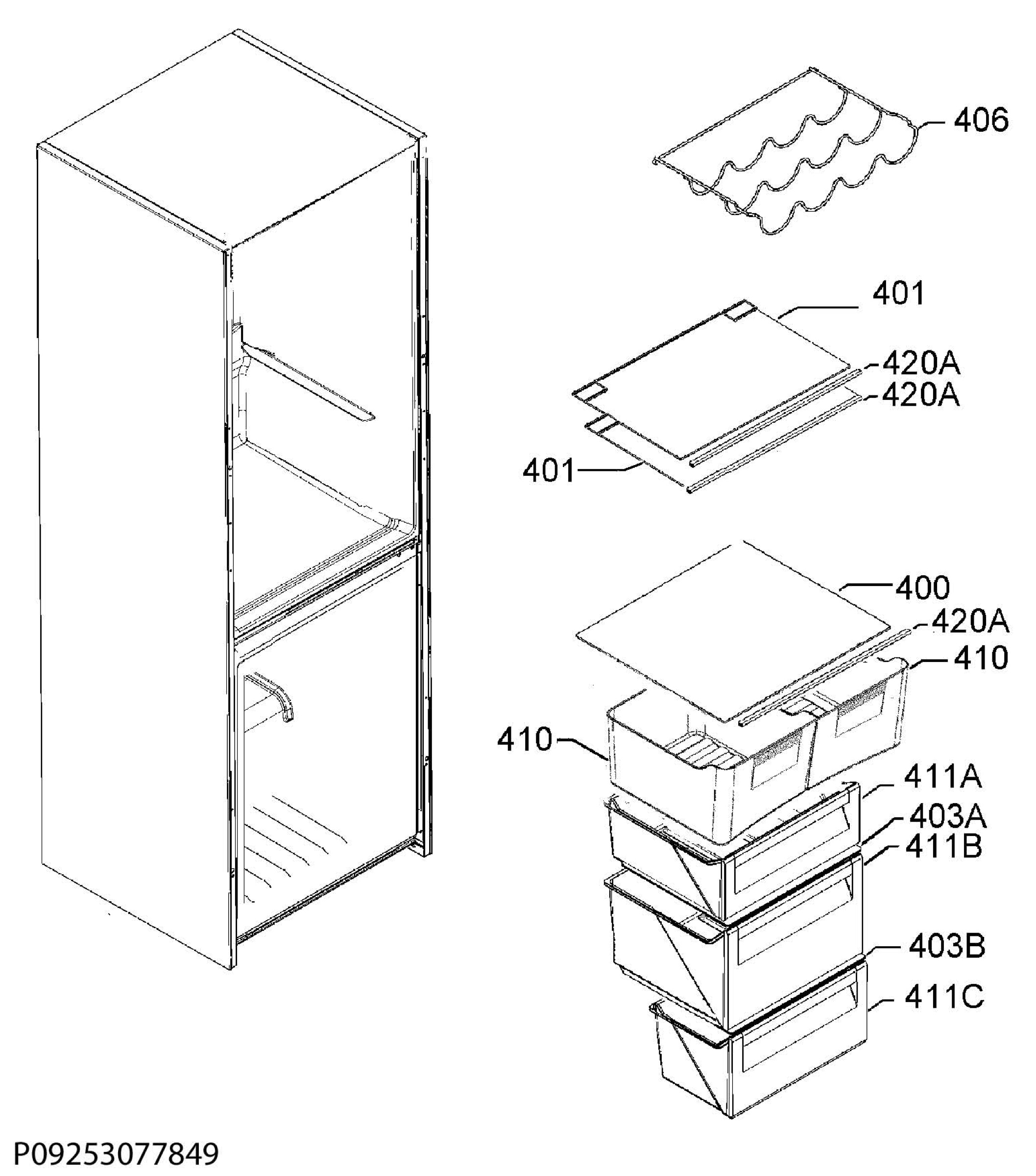 Internal parts