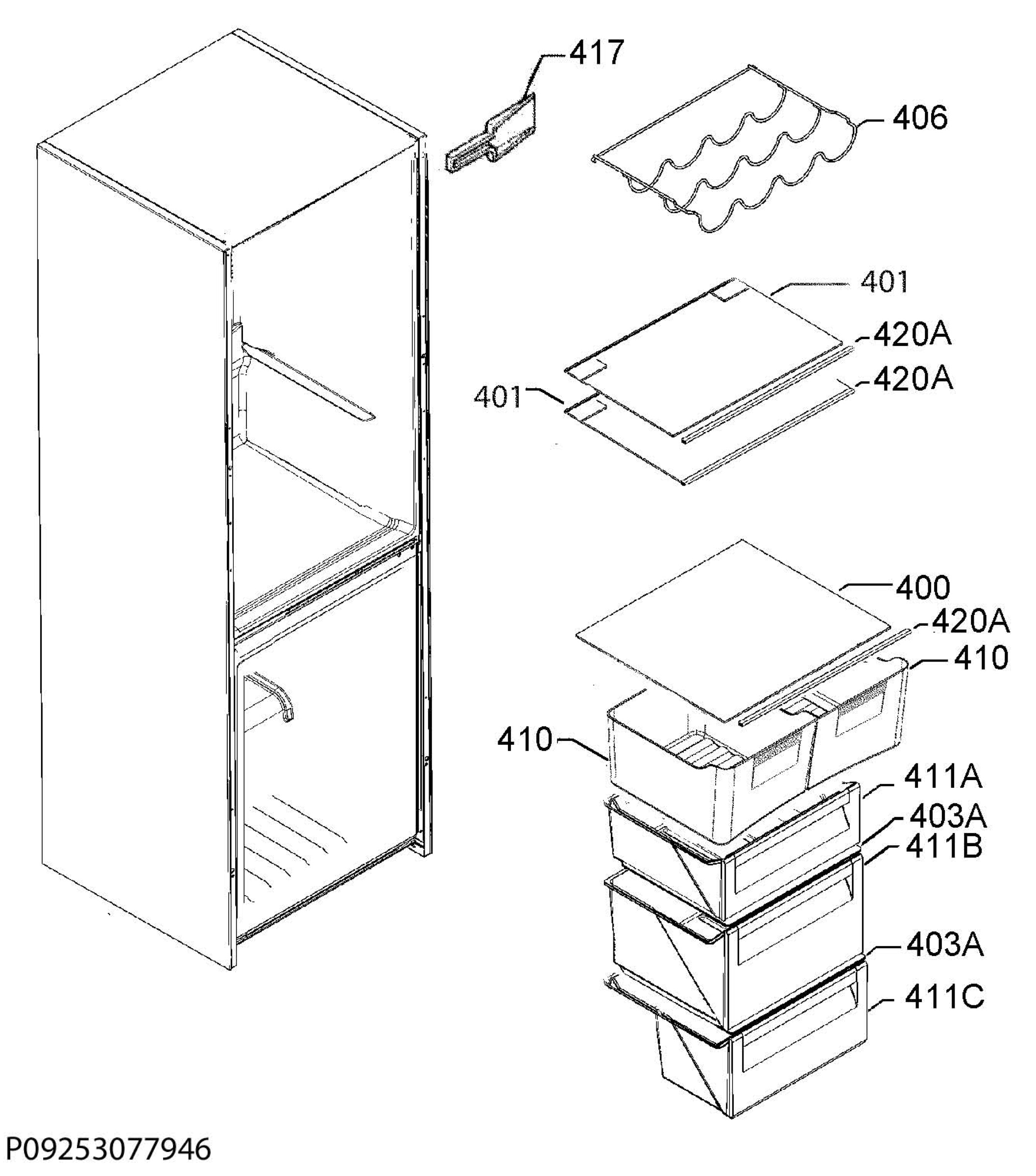 Internal parts