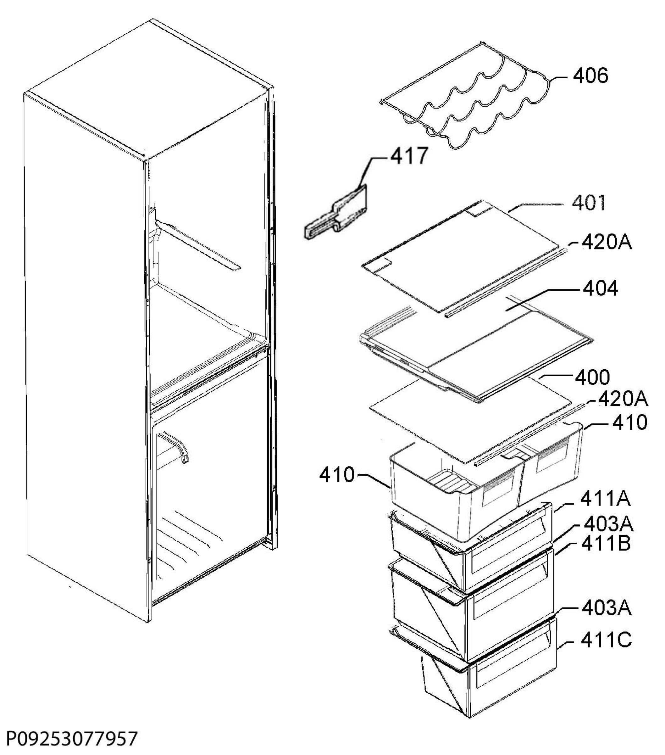 Internal parts