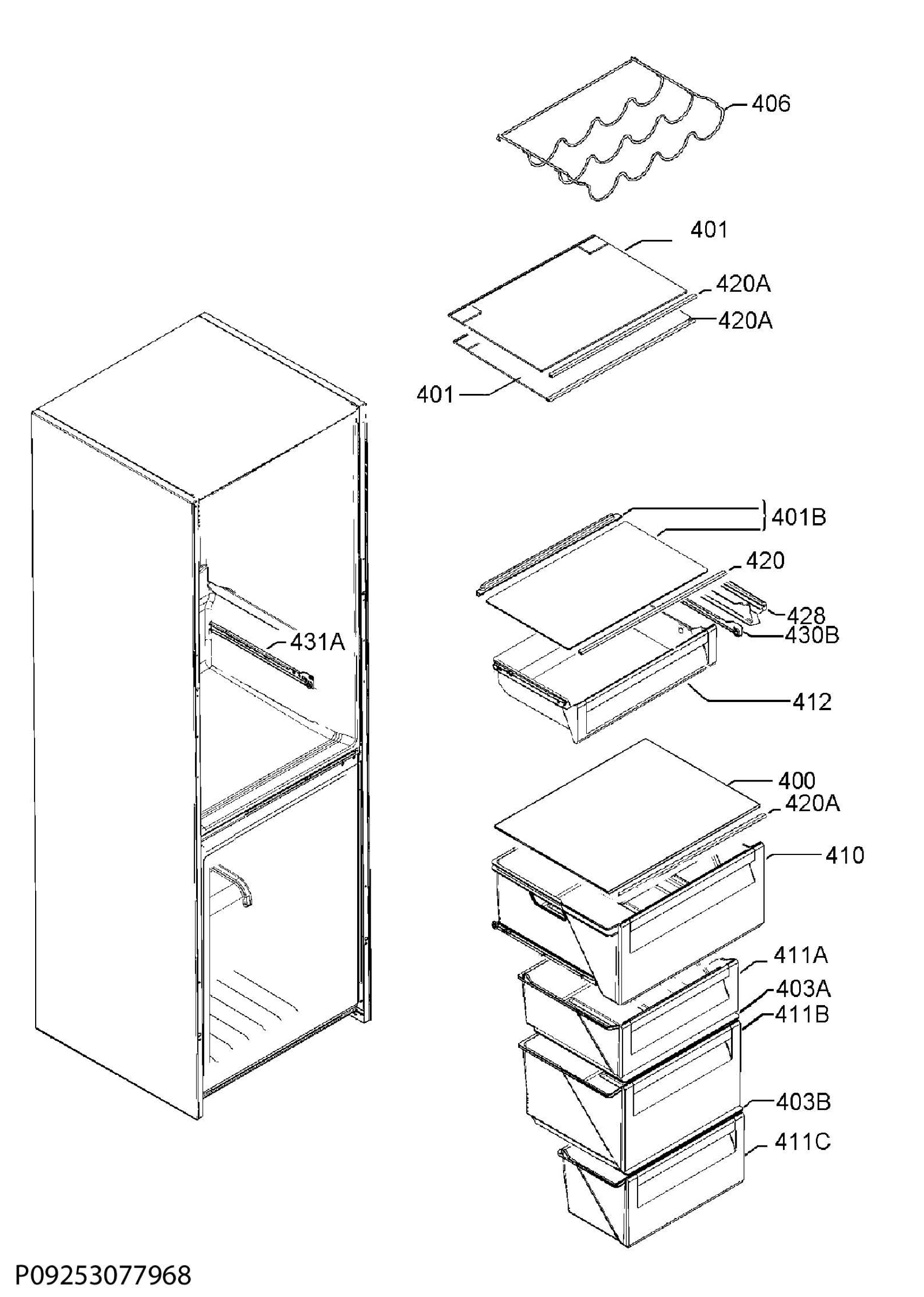 Internal parts