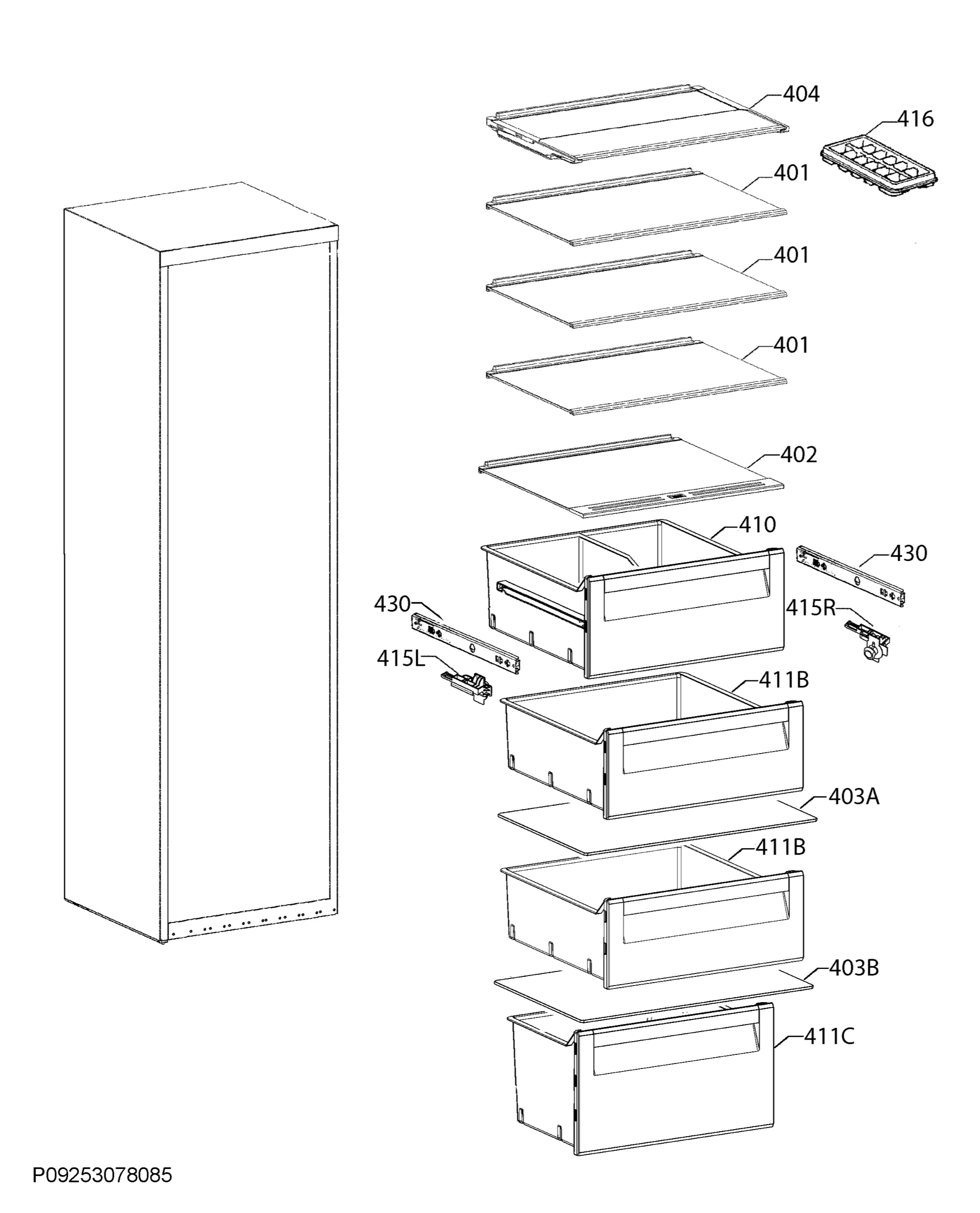 Internal parts