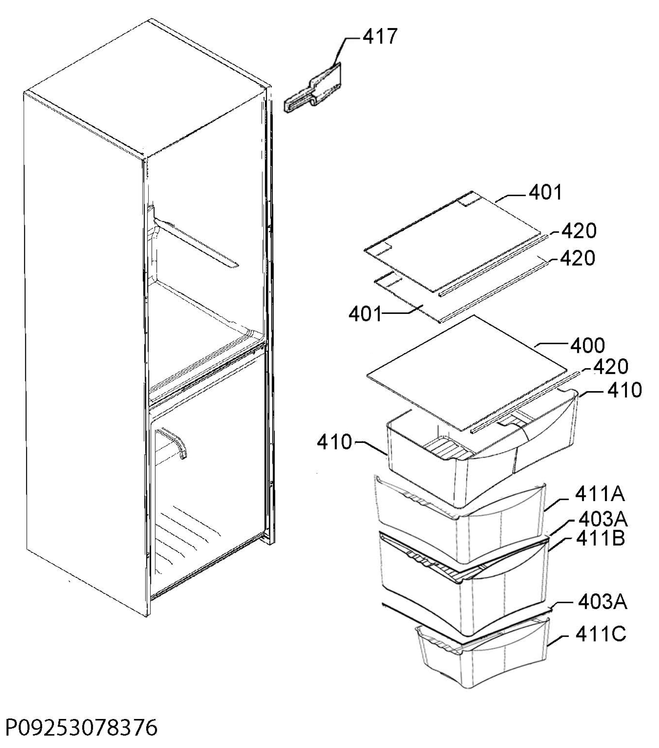 Internal parts