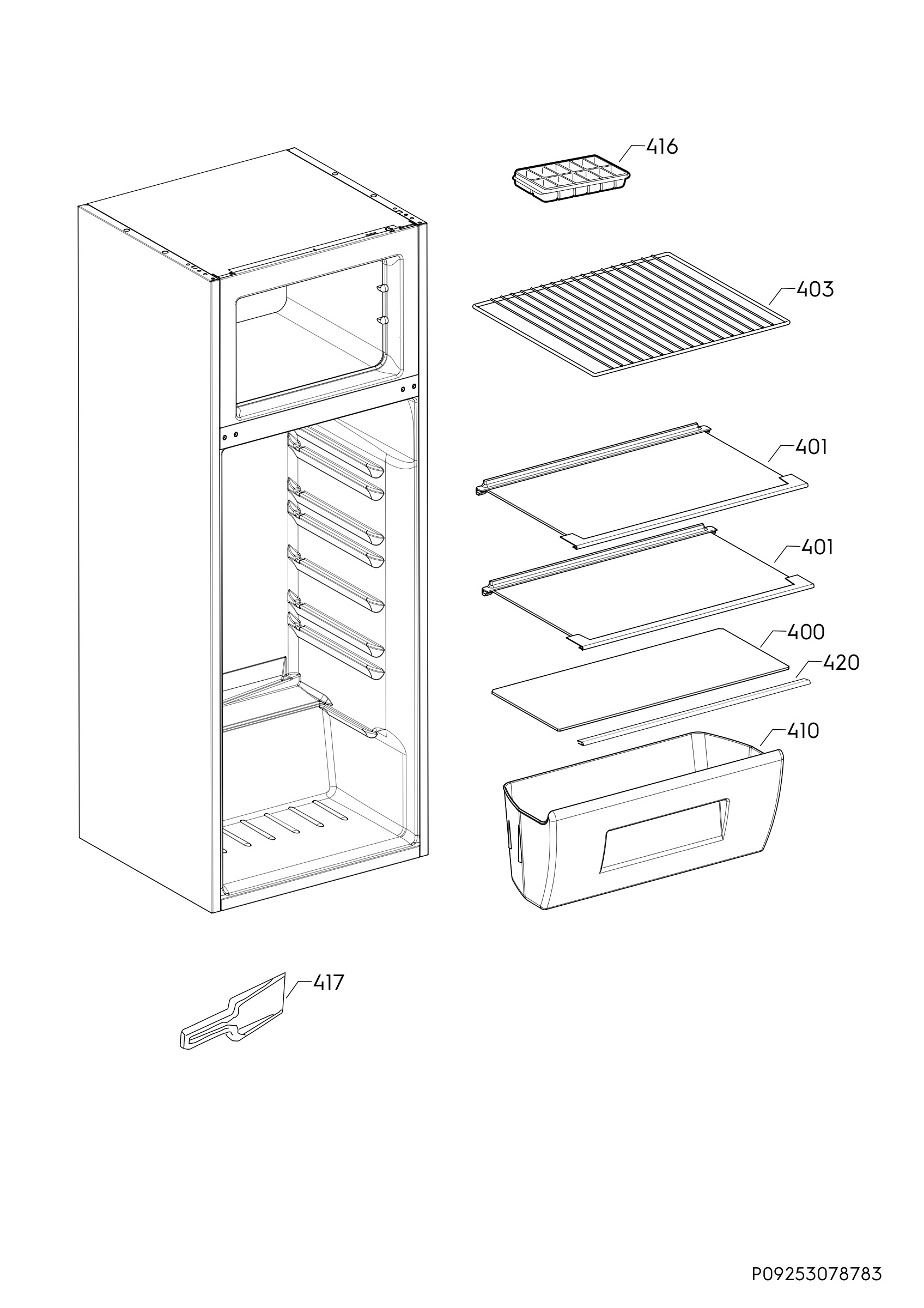 Internal parts