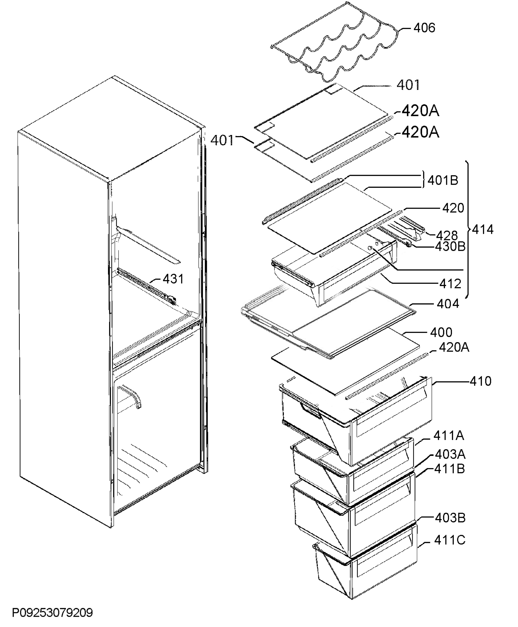 Internal parts