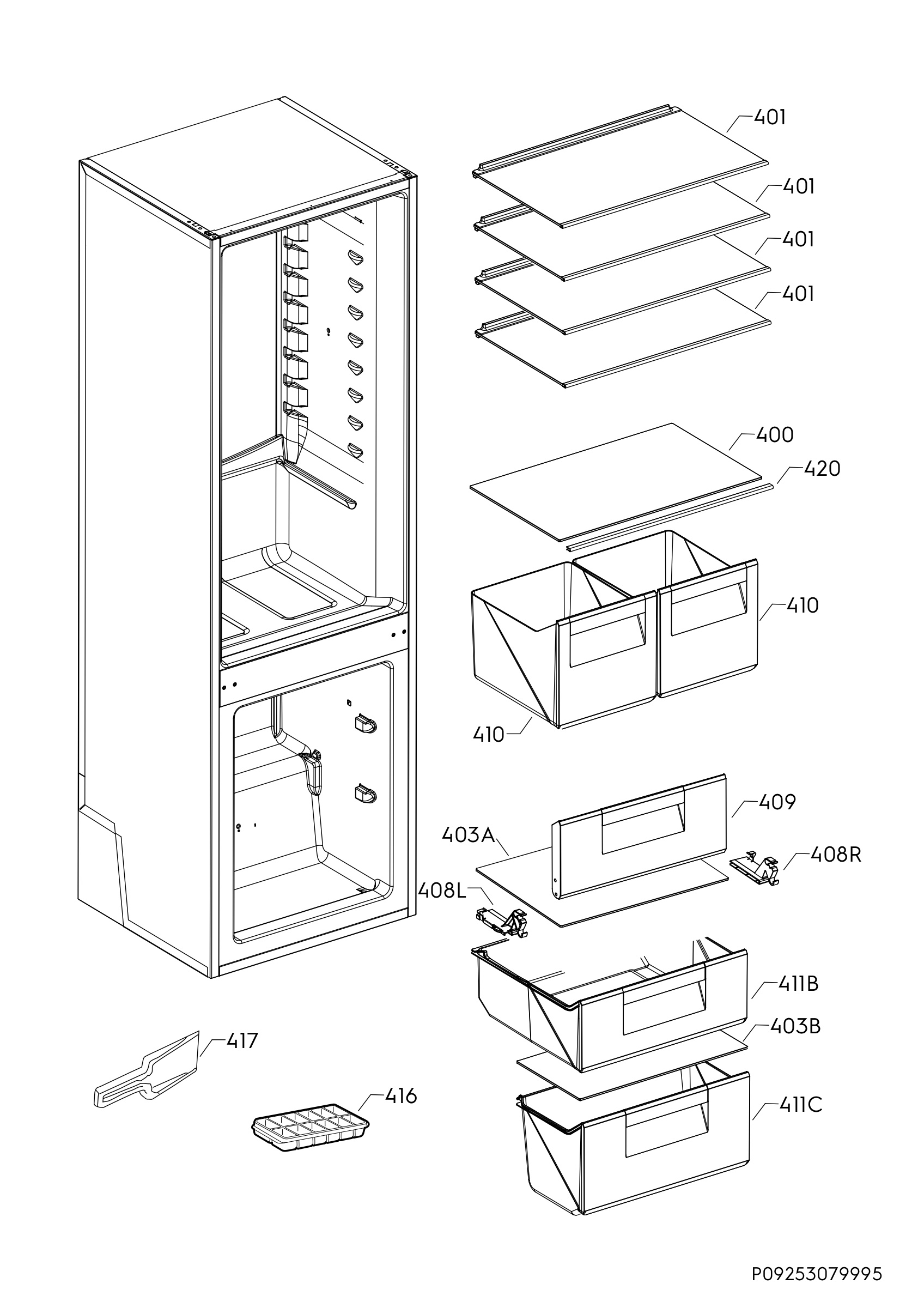 Internal parts