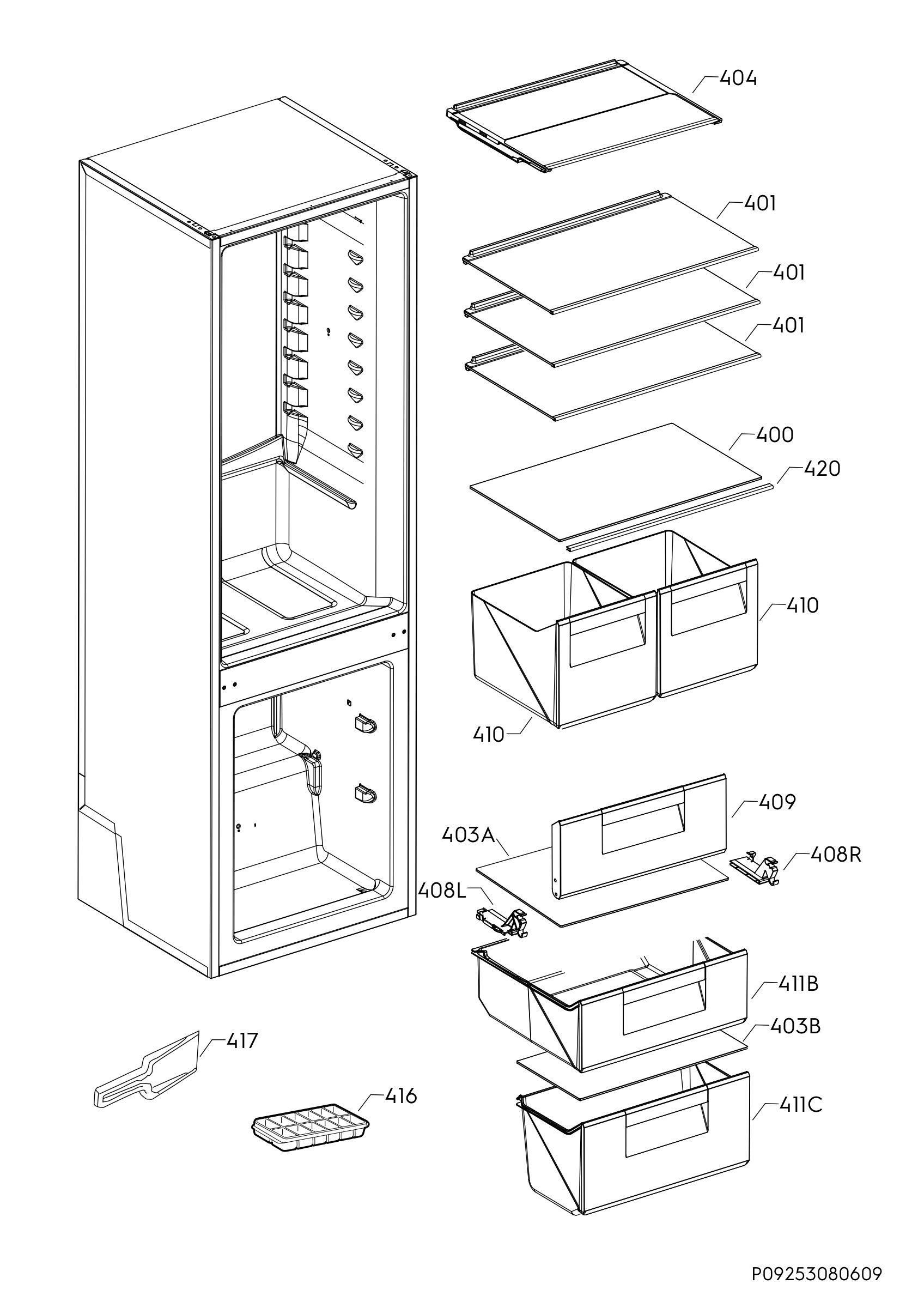 Internal parts