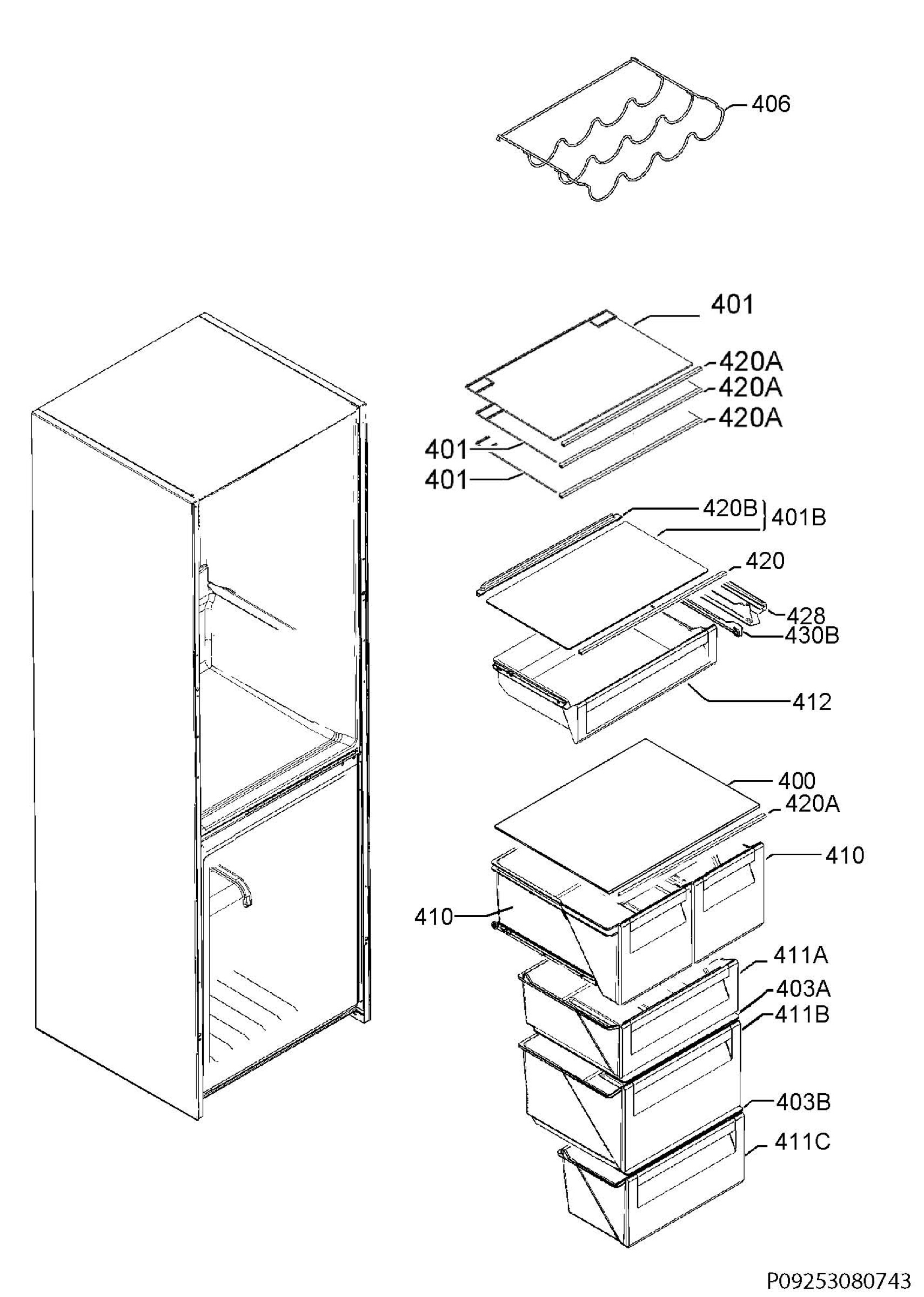 Internal parts