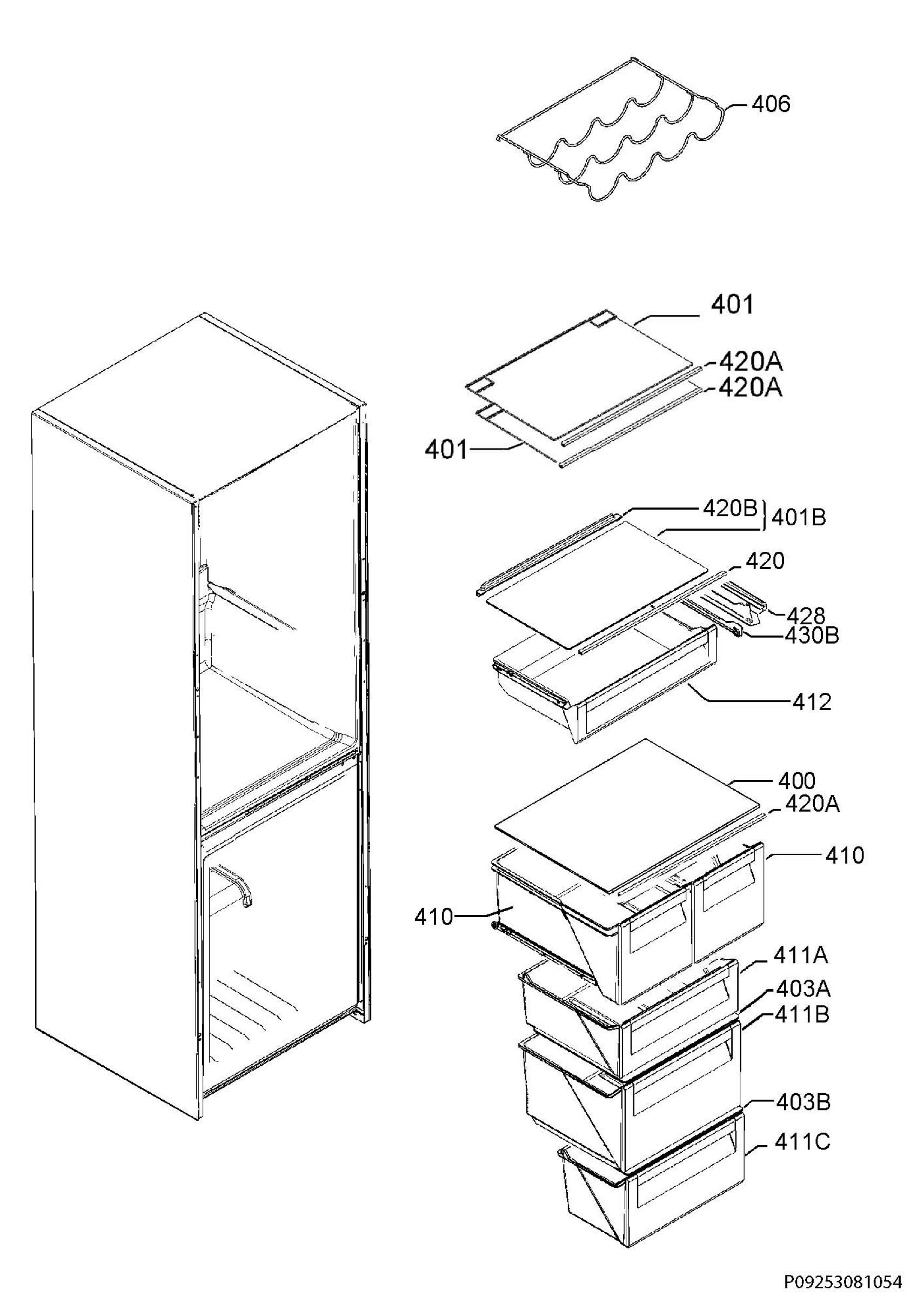 Internal parts