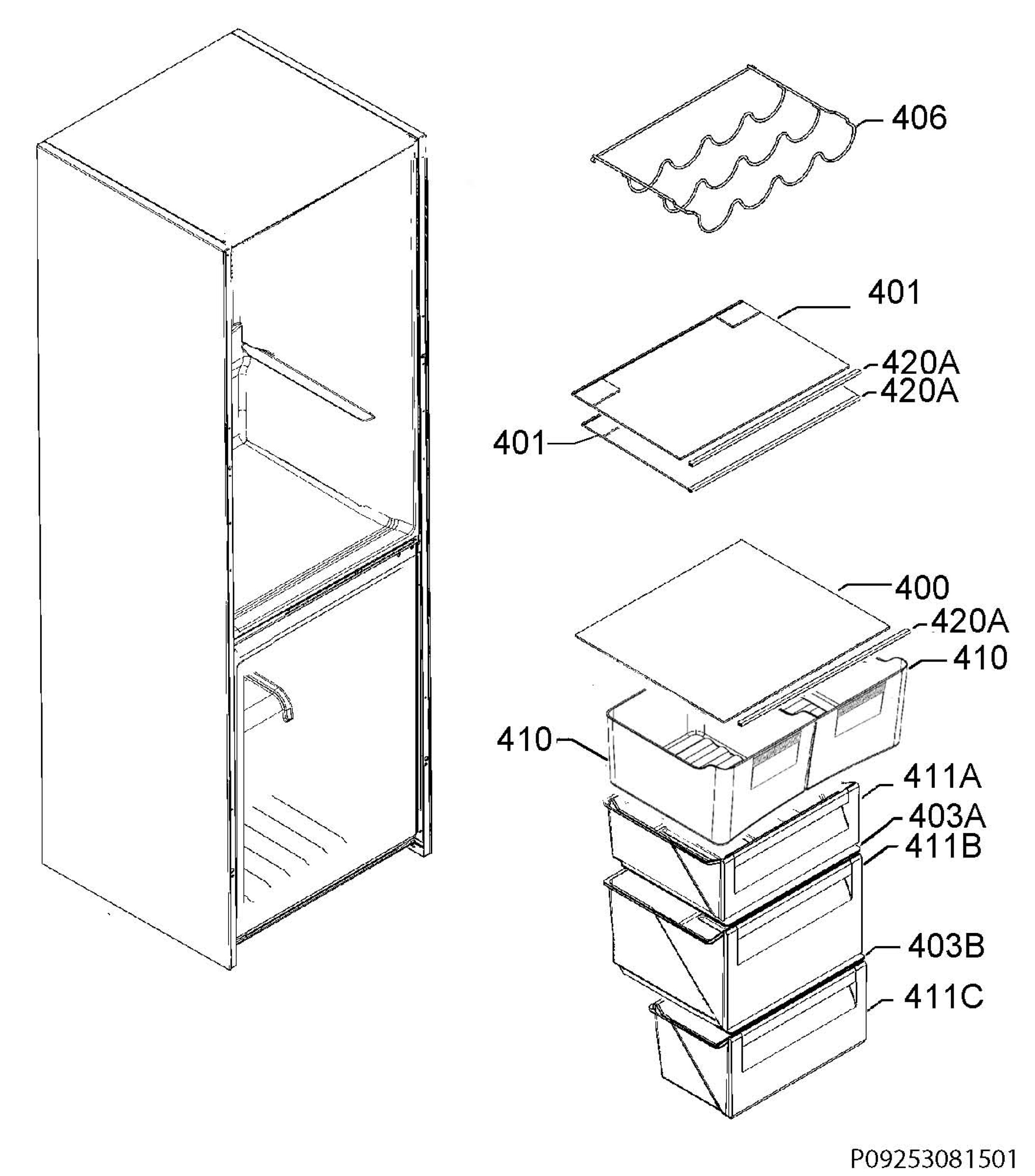 Internal parts