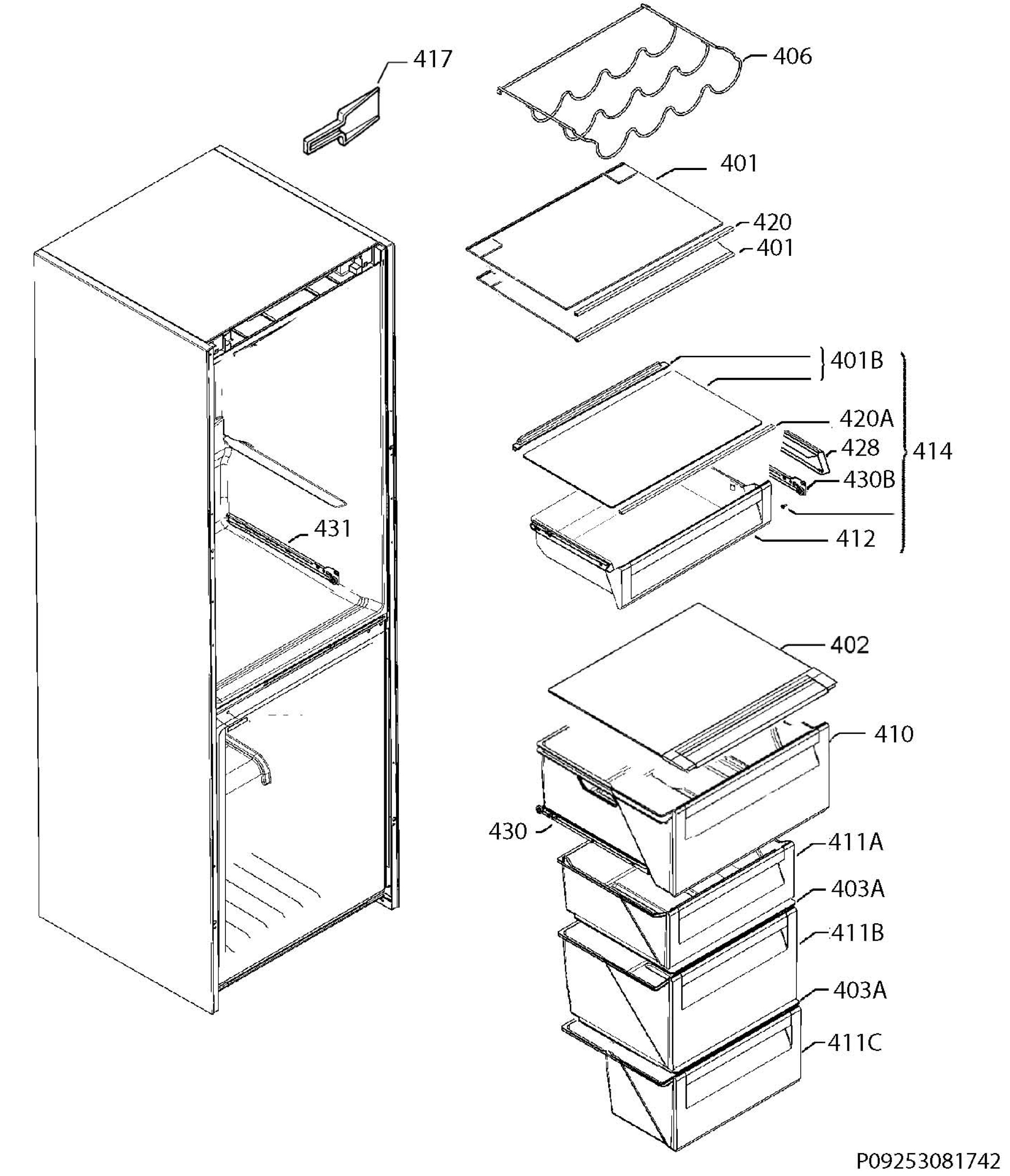 Internal parts