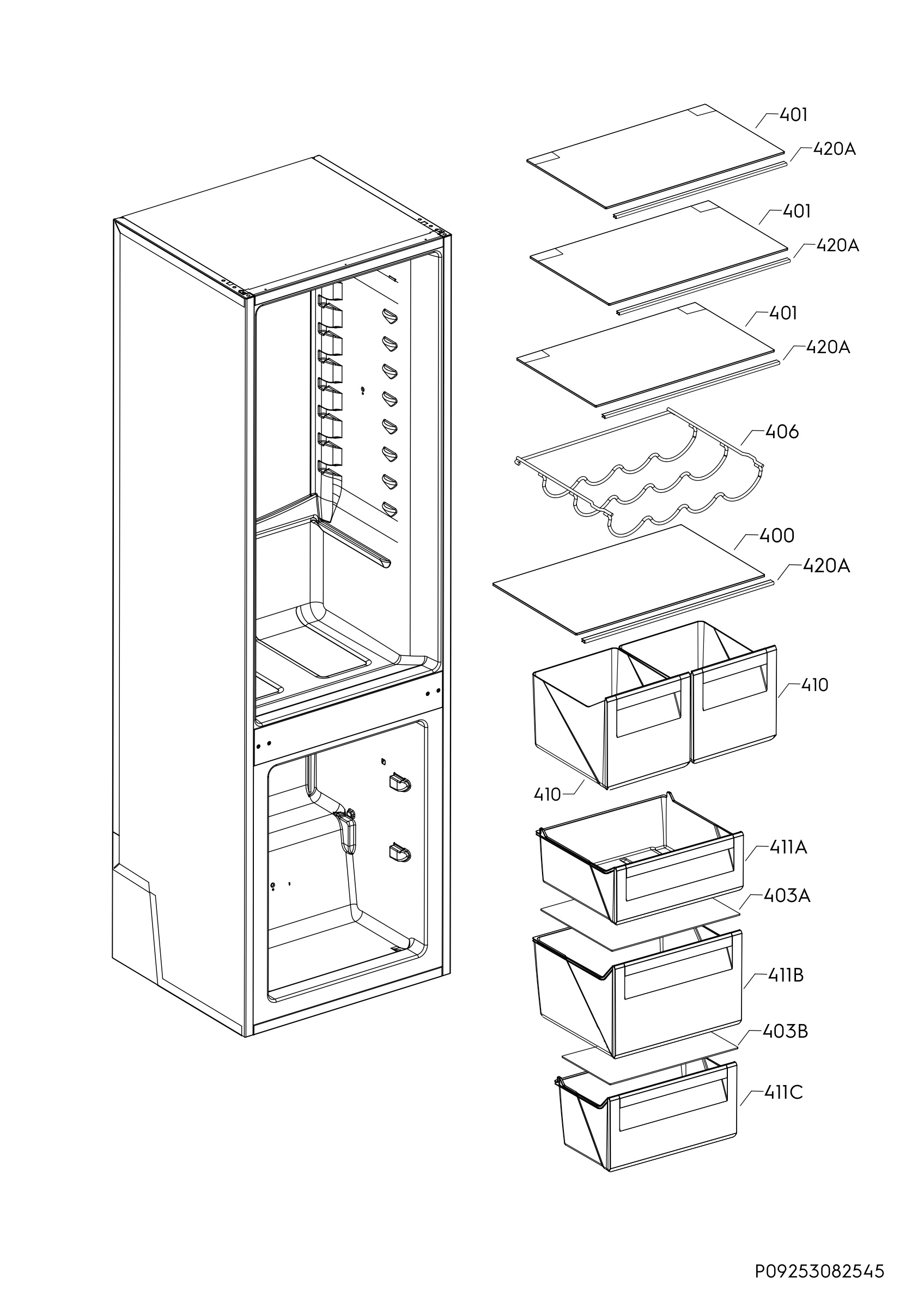 Internal parts