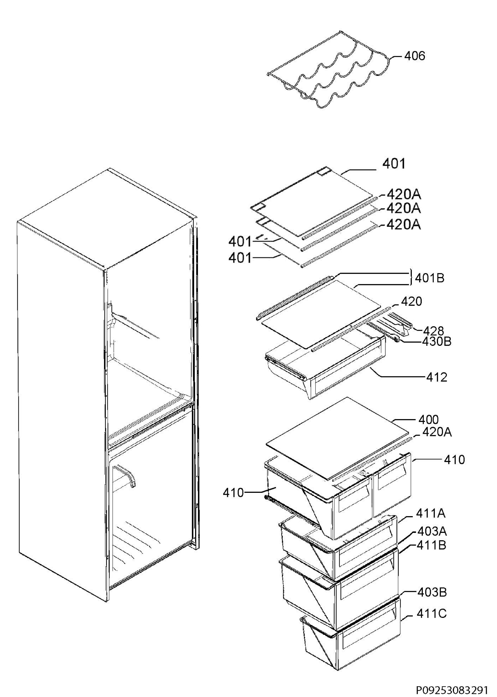Internal parts