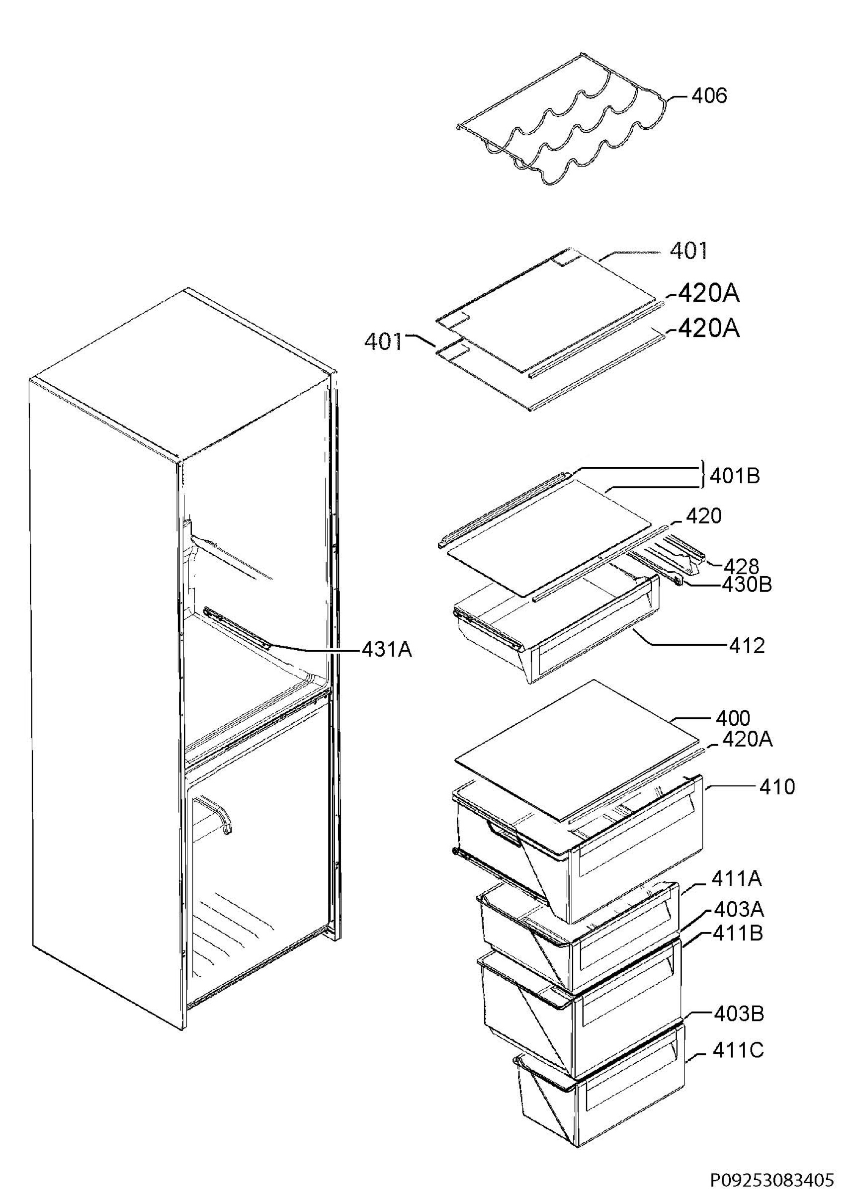 Internal parts