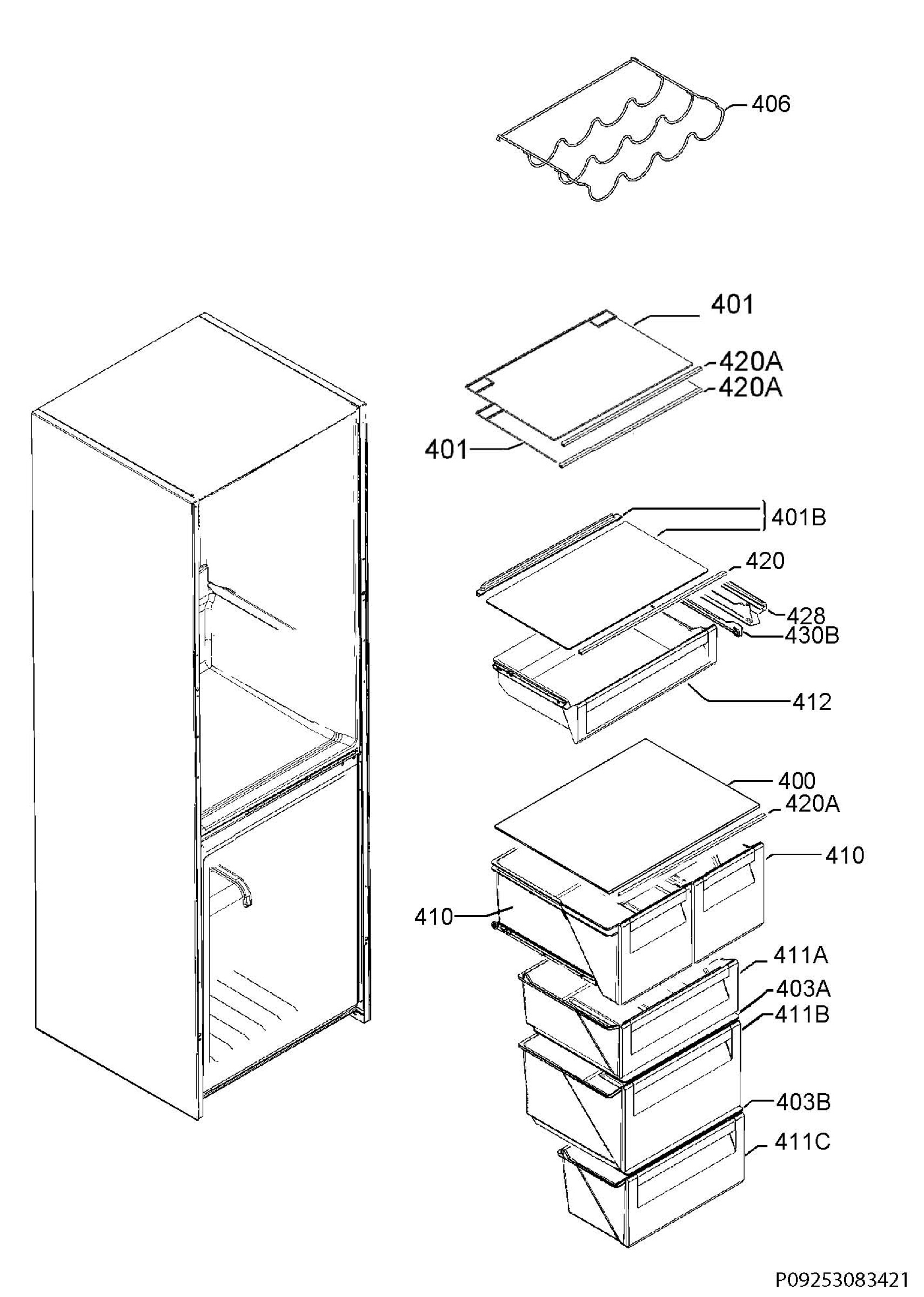 Internal parts