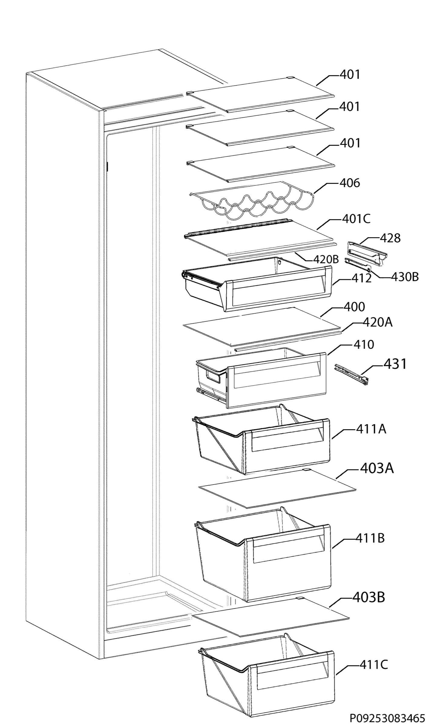 Internal parts