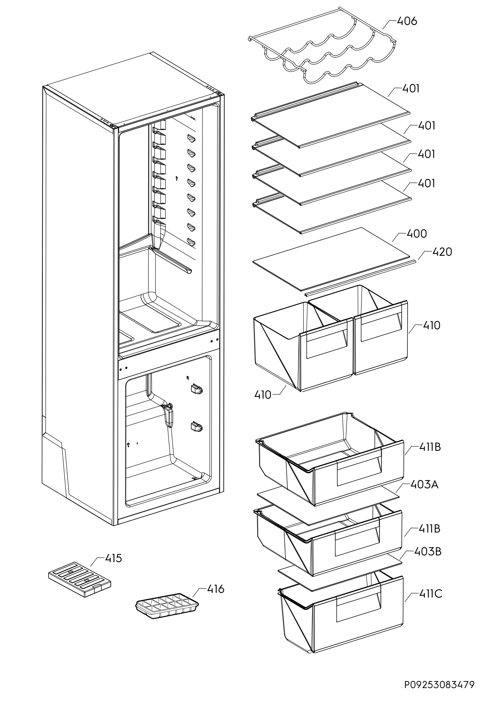 Internal parts