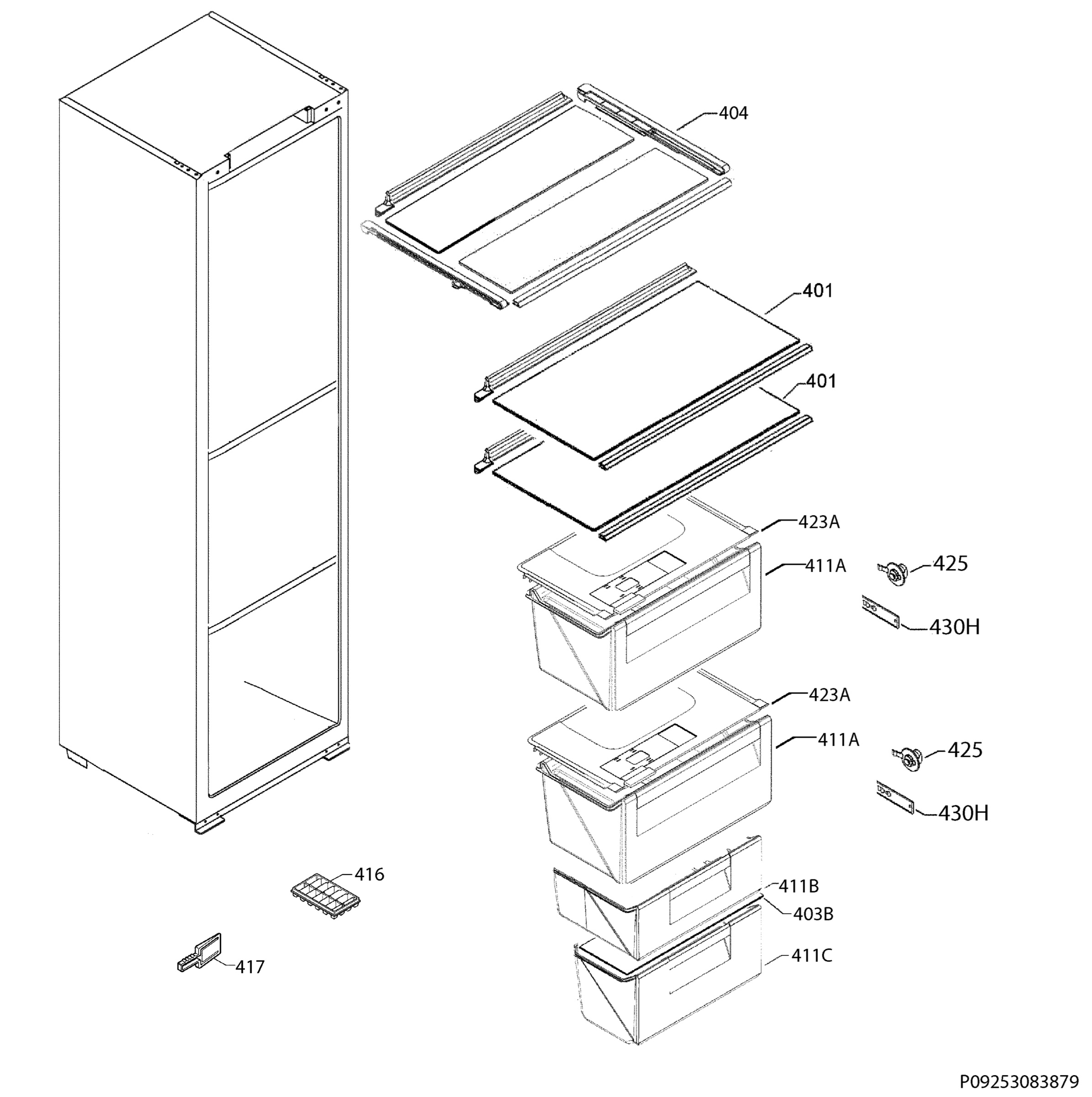 Internal parts
