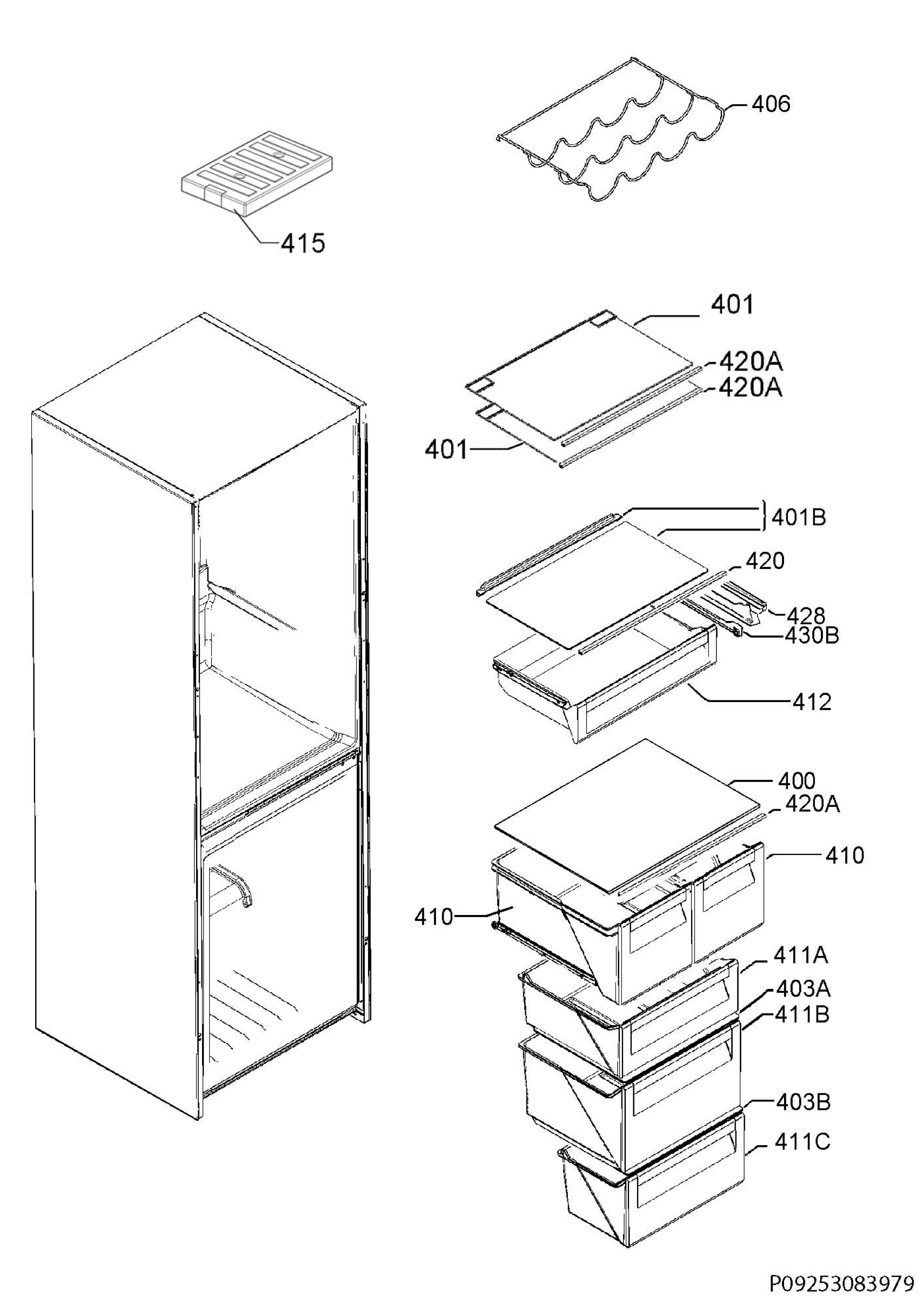 Internal parts