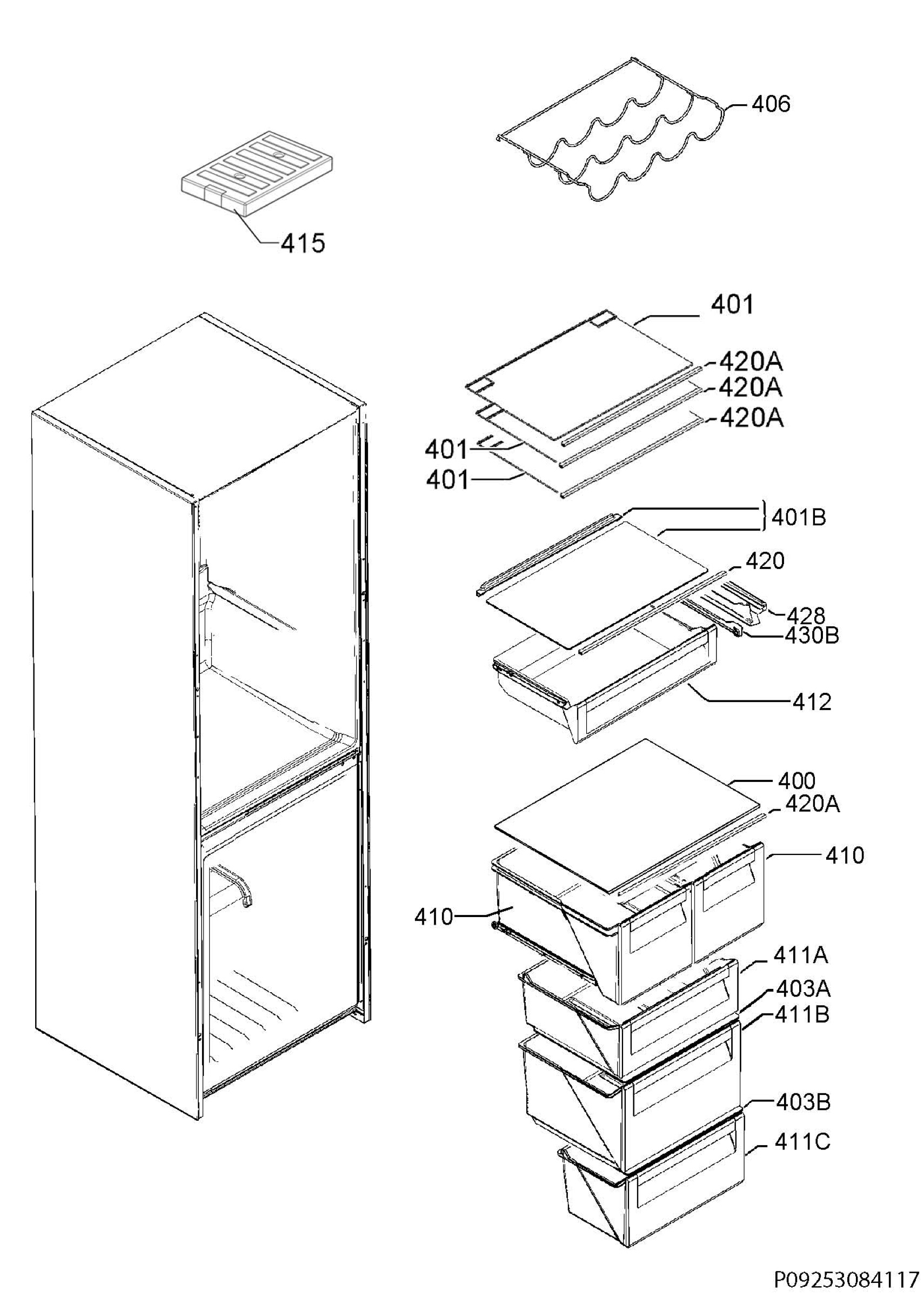 Internal parts