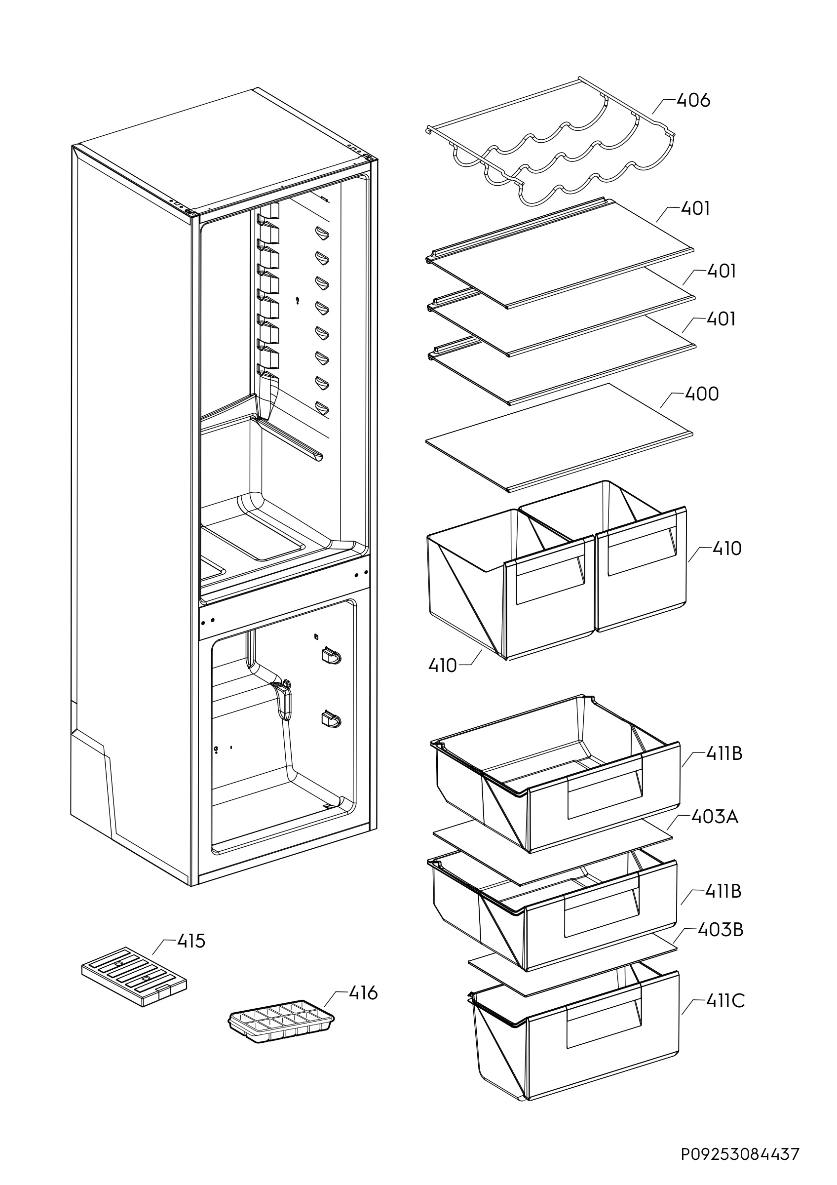 Internal parts