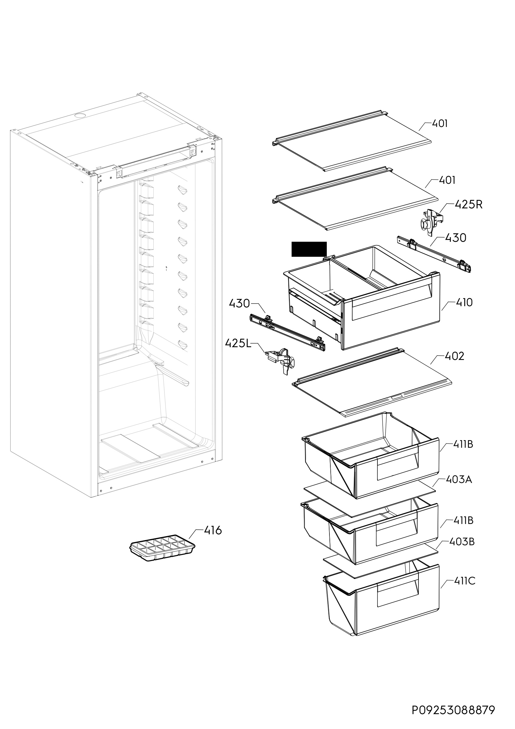 Internal parts