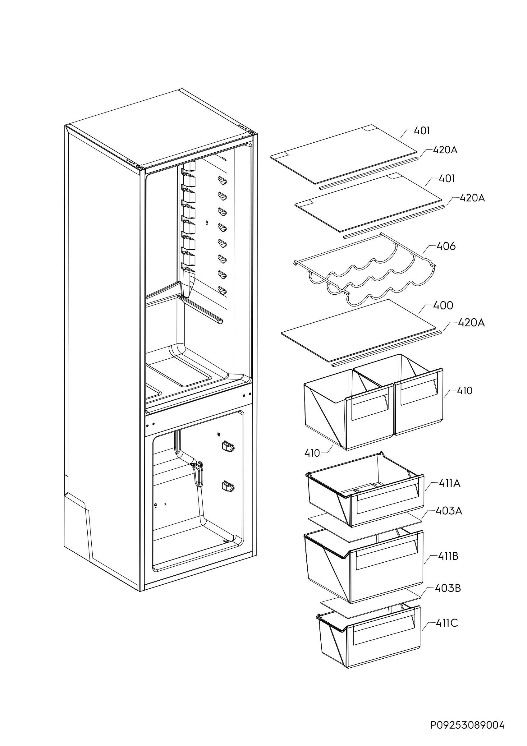 Internal parts
