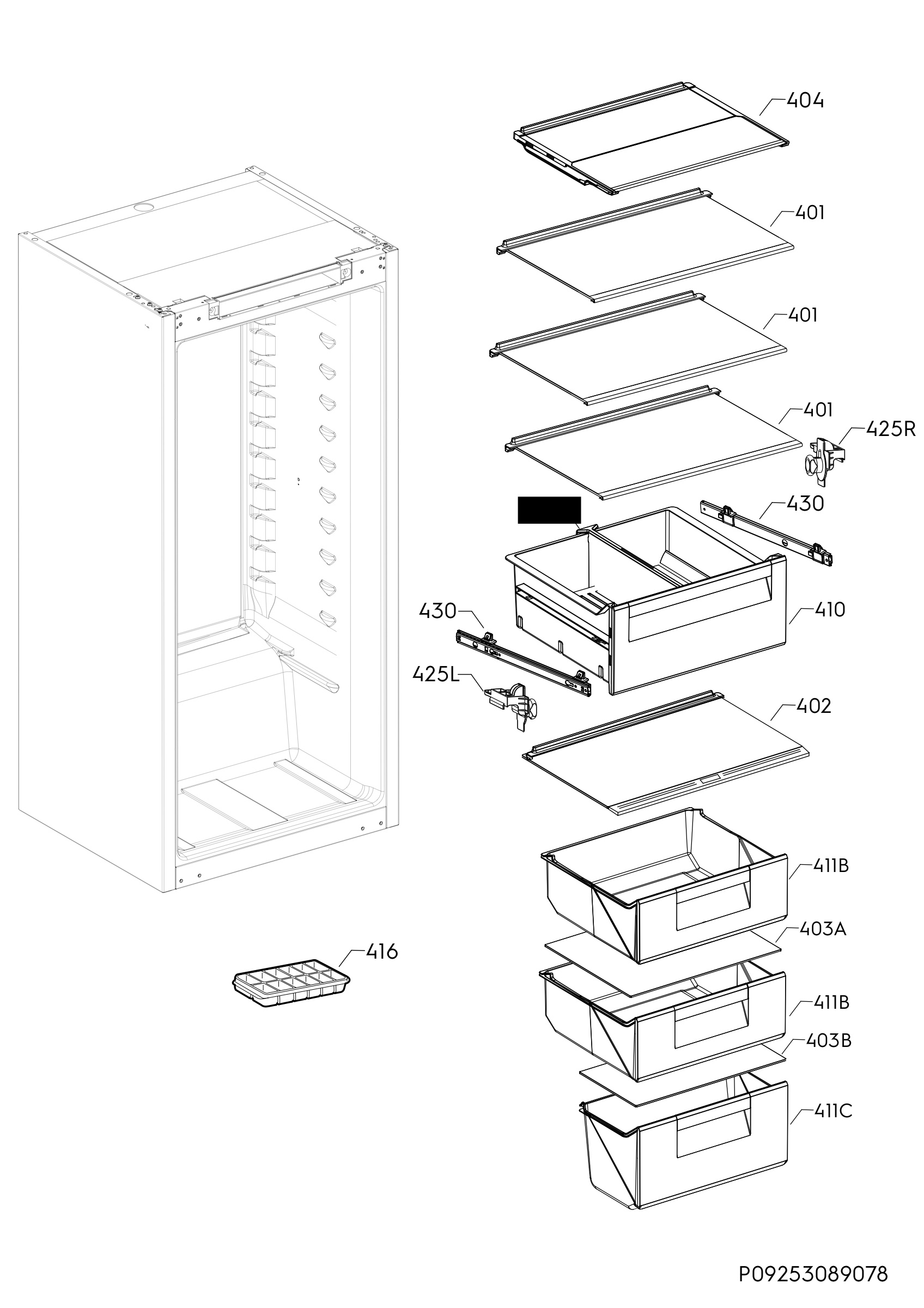 Internal parts