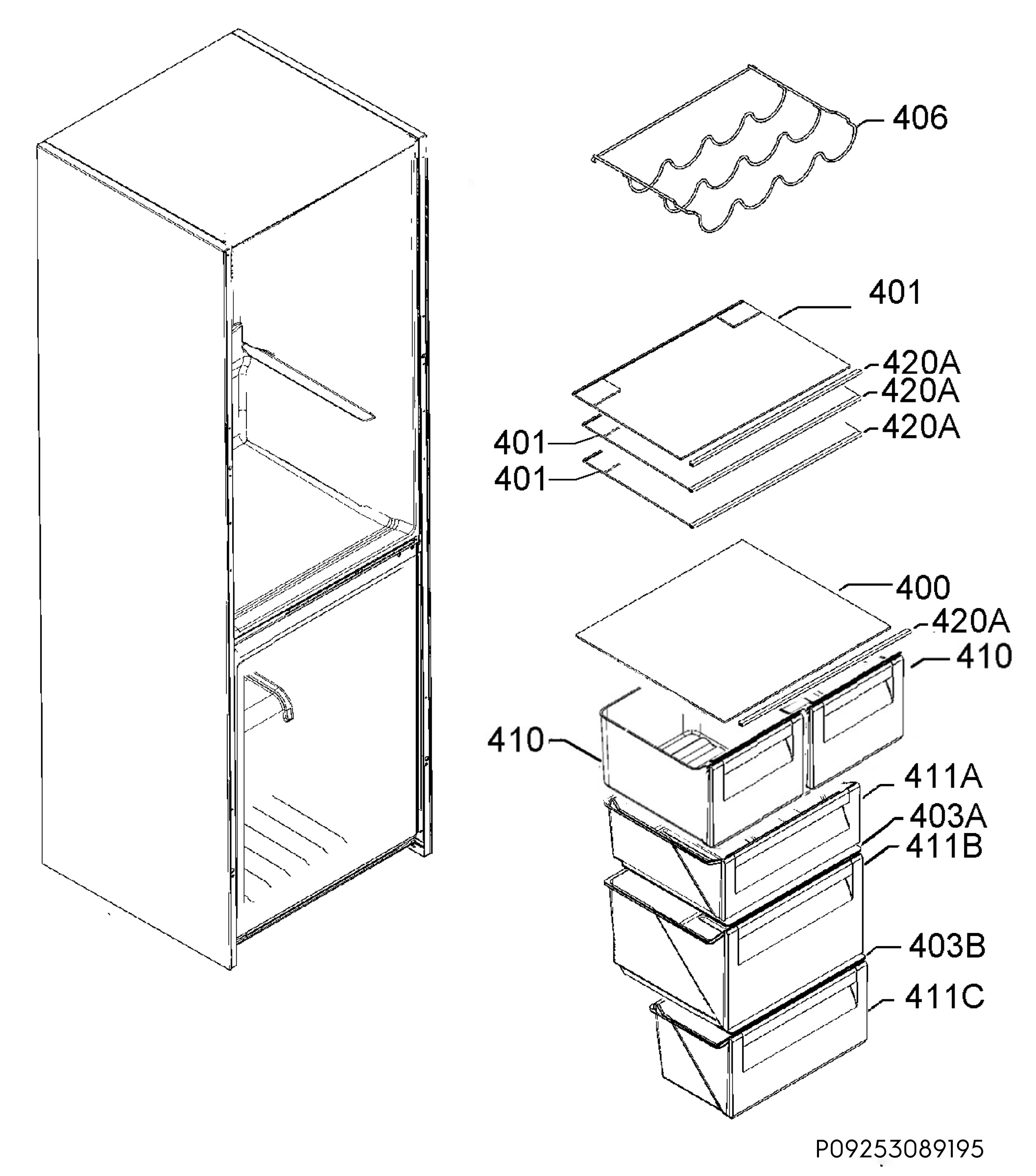 Internal parts