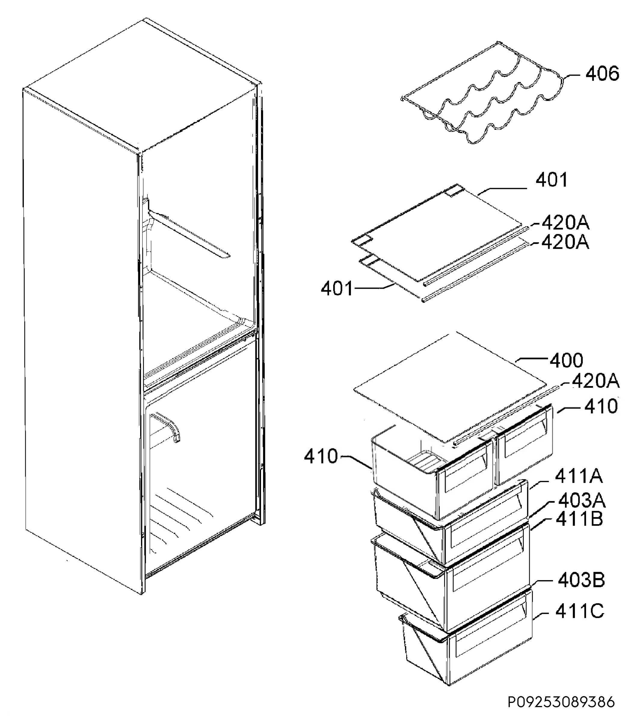 Internal parts