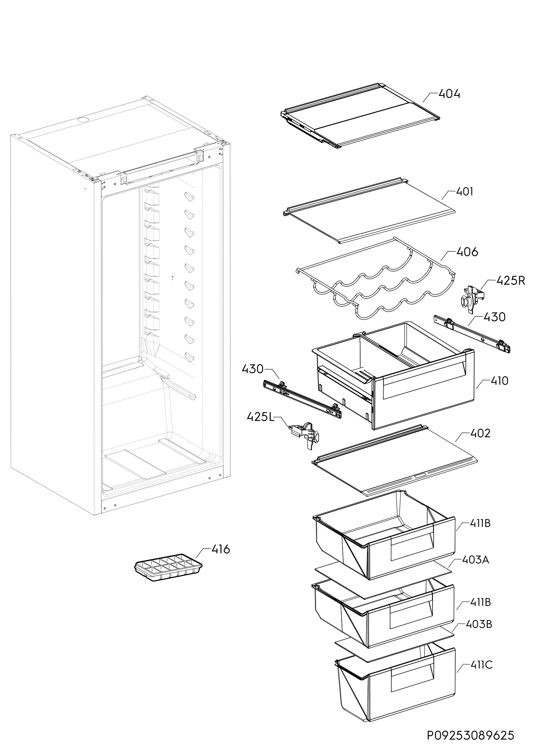 Internal parts