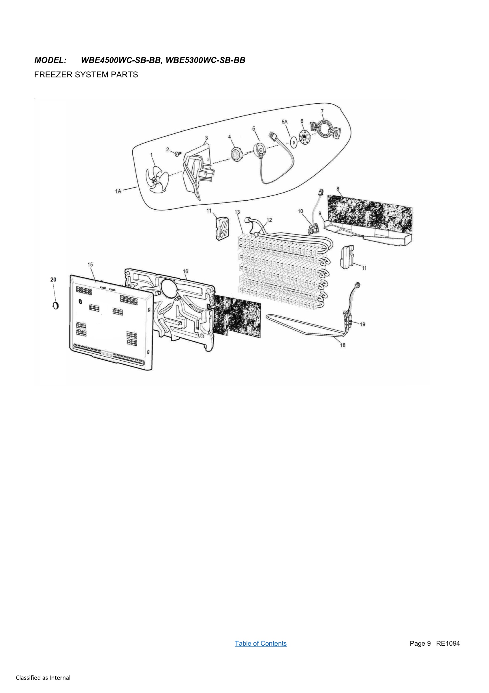 Freezer cooling system
