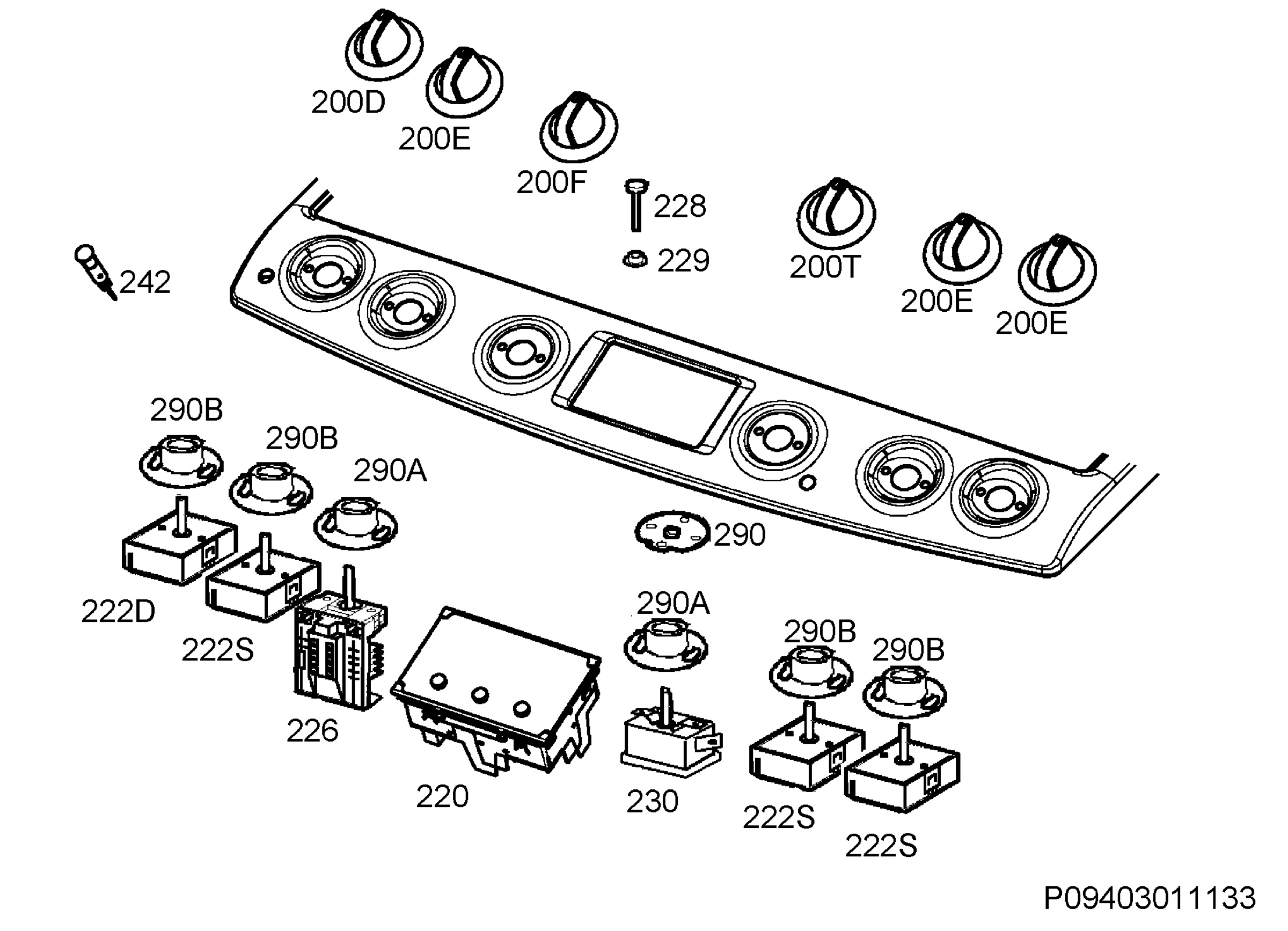Command panel 037
