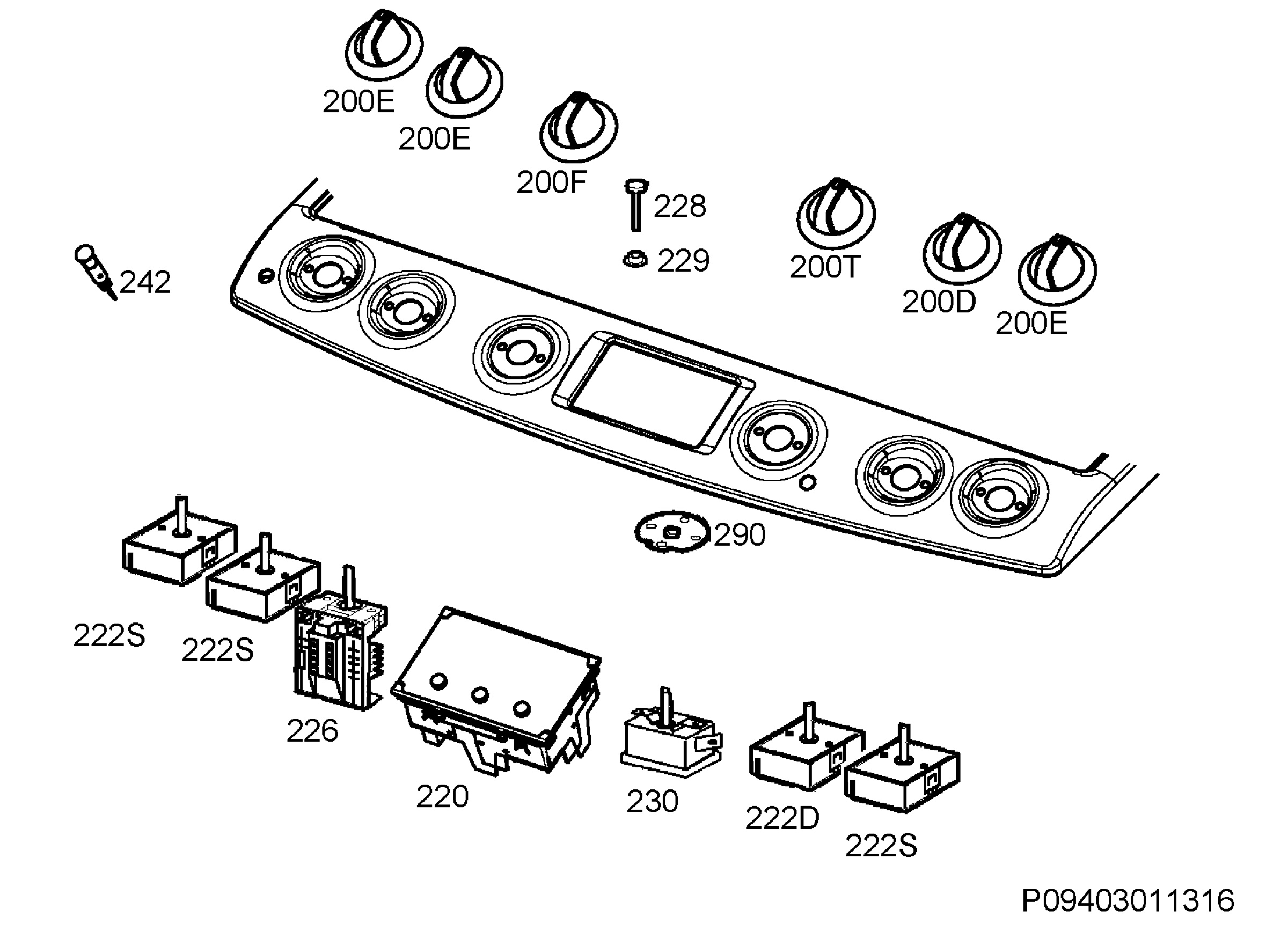 Command panel 037