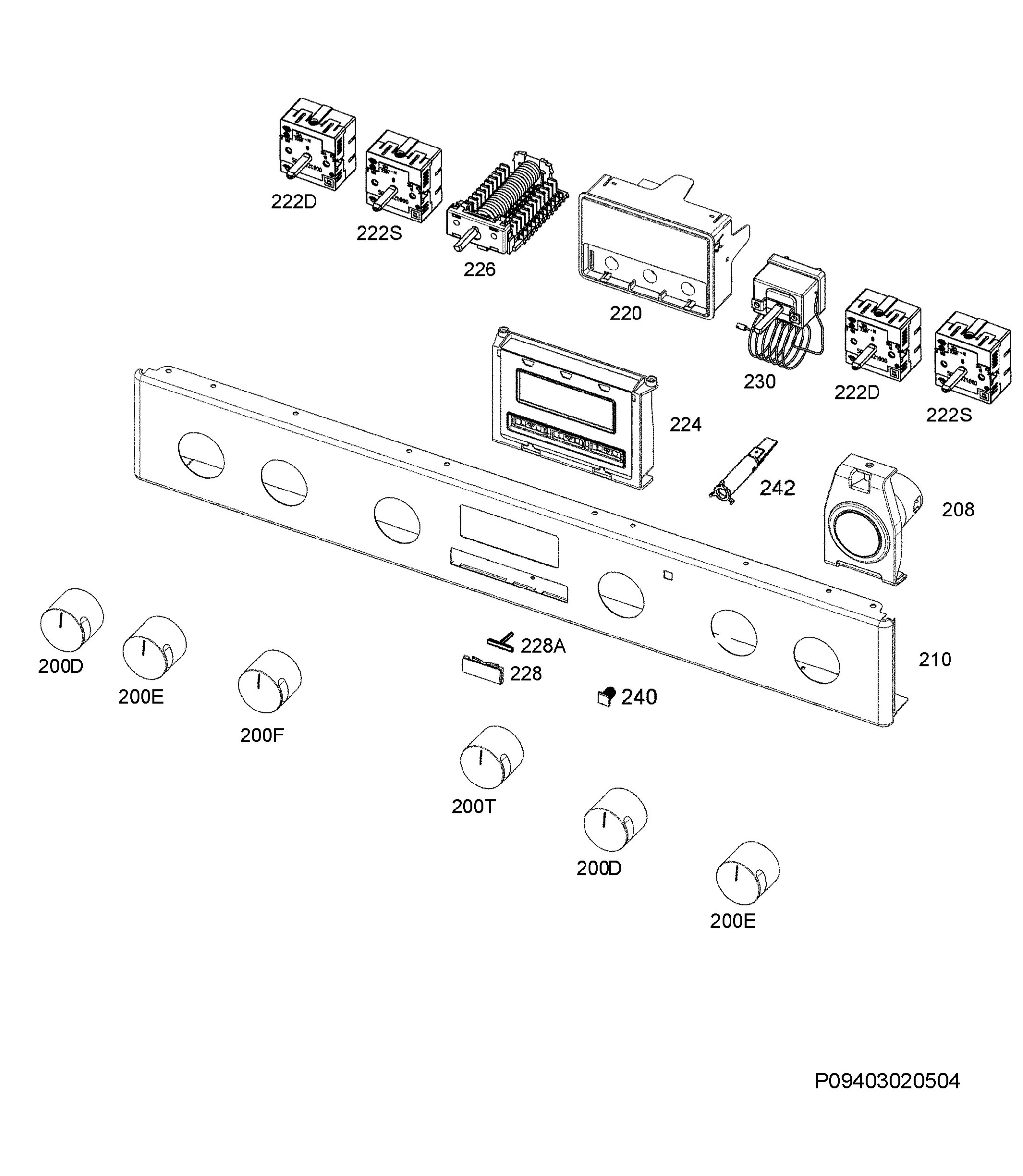 Command panel 037