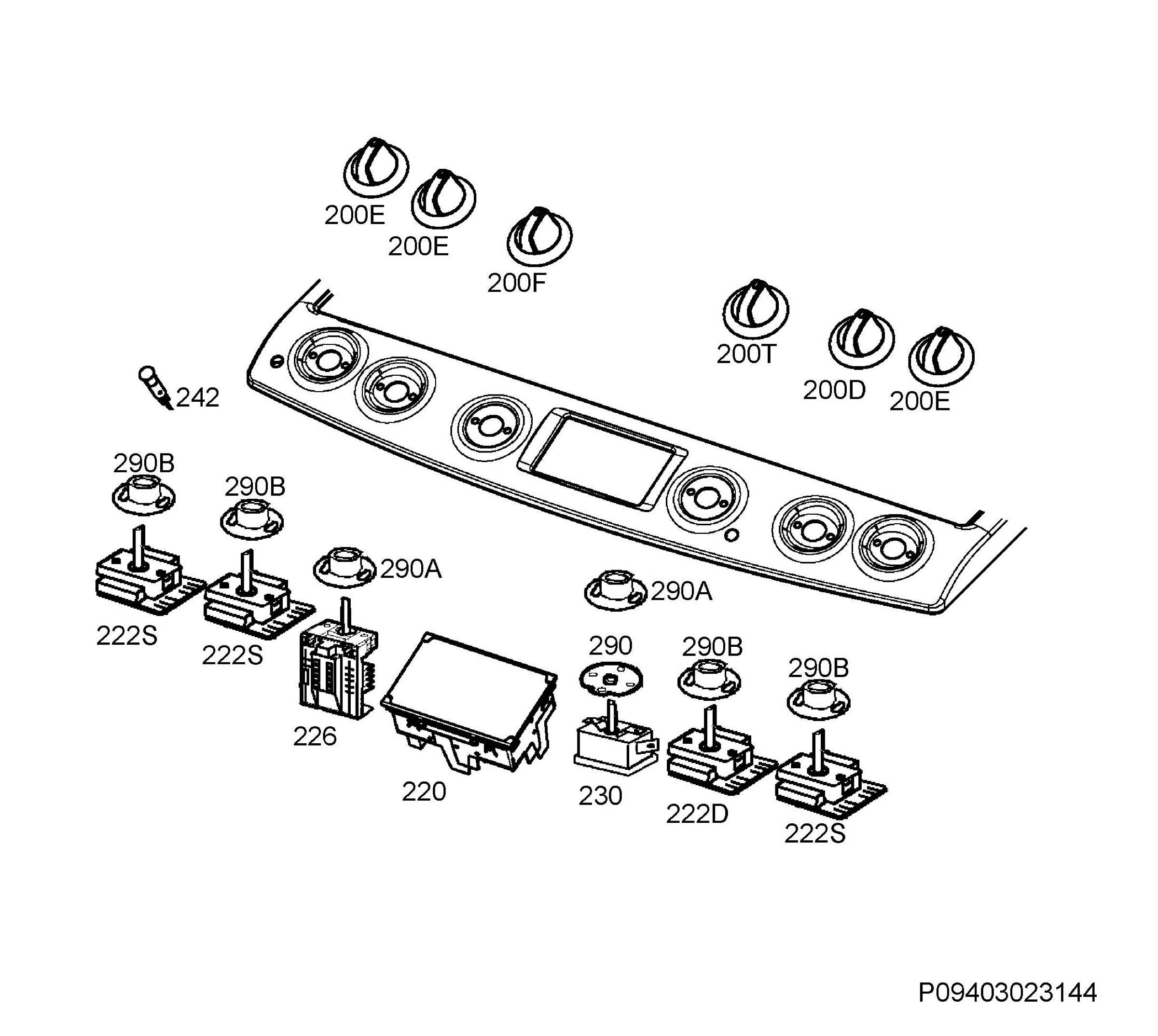 Command panel 037
