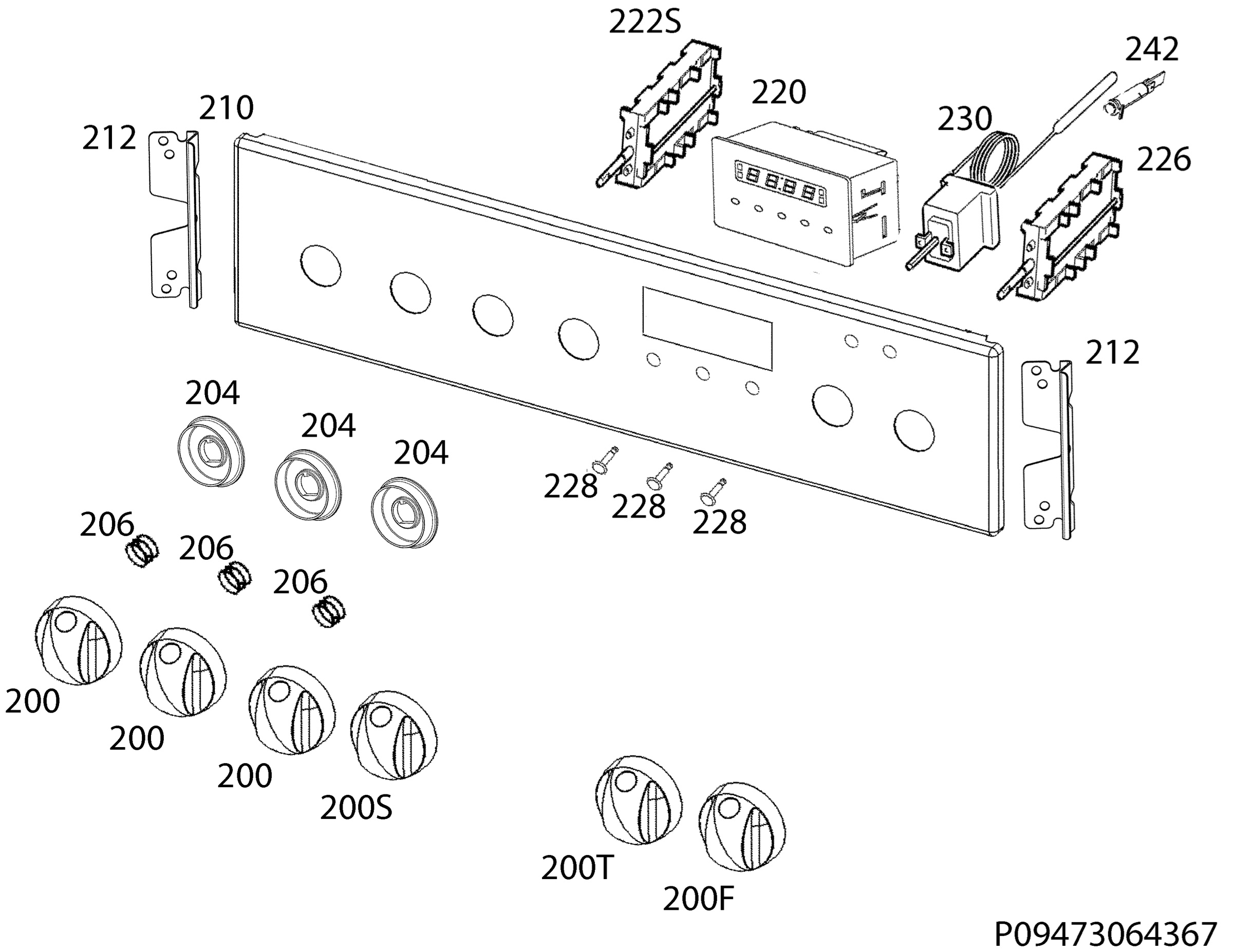 Command panel 037