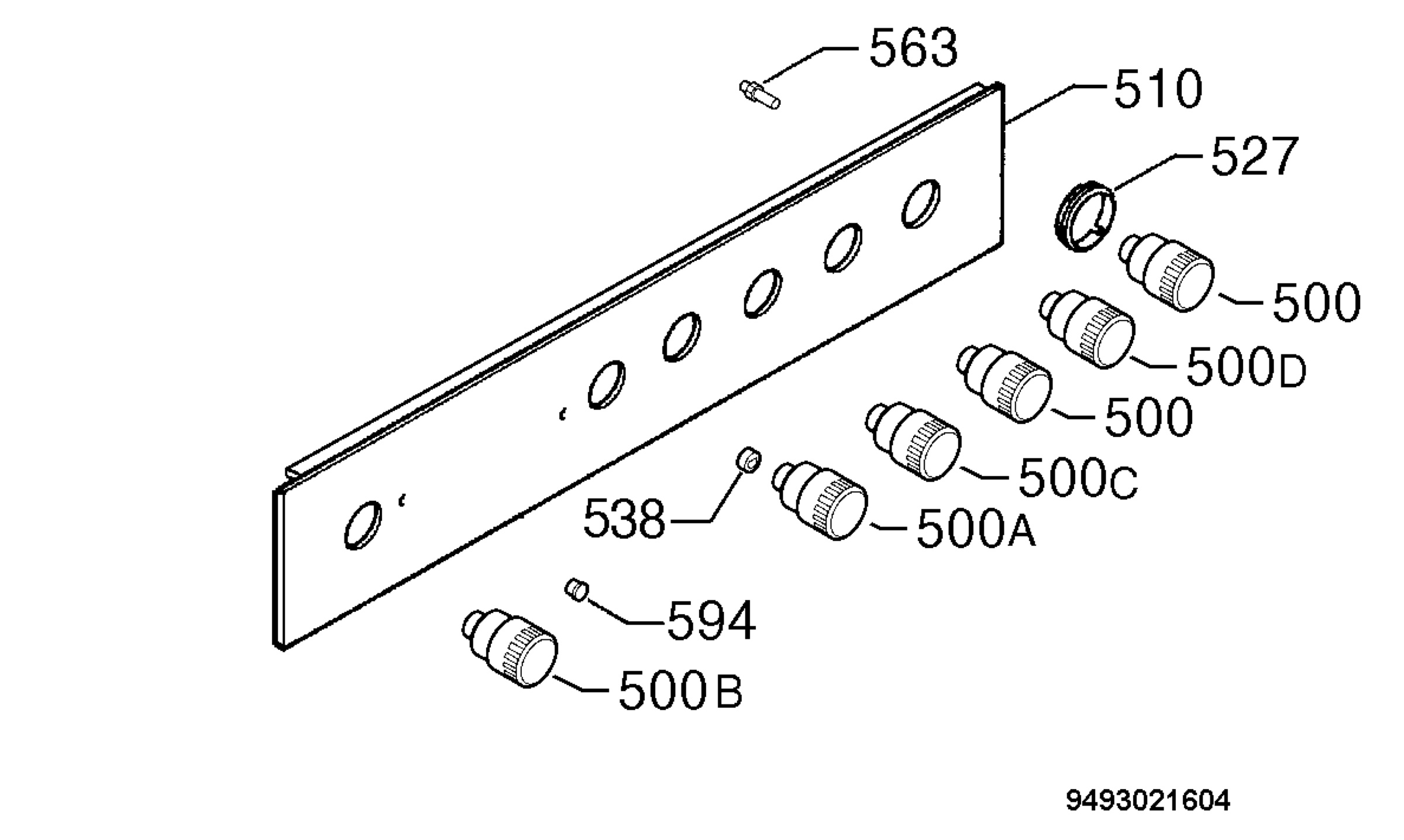 Command panel 037