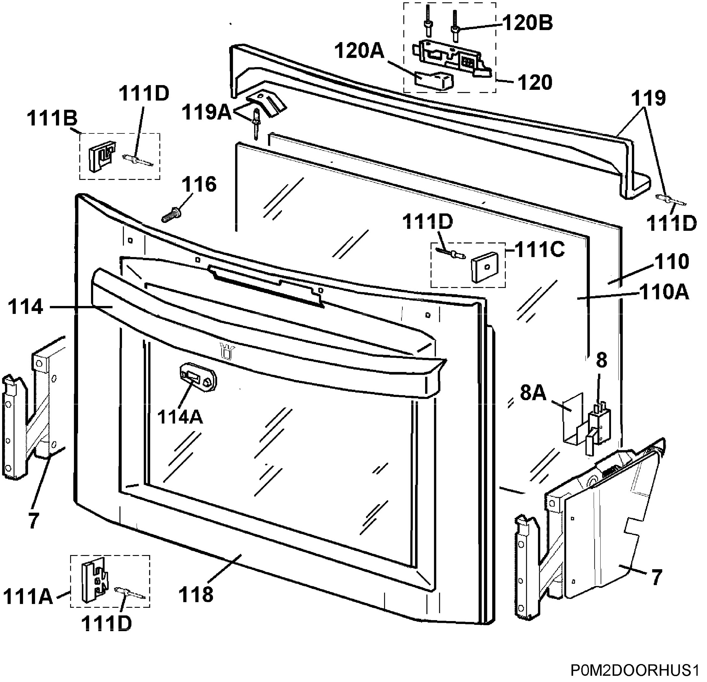H10 Main Oven Door (large)