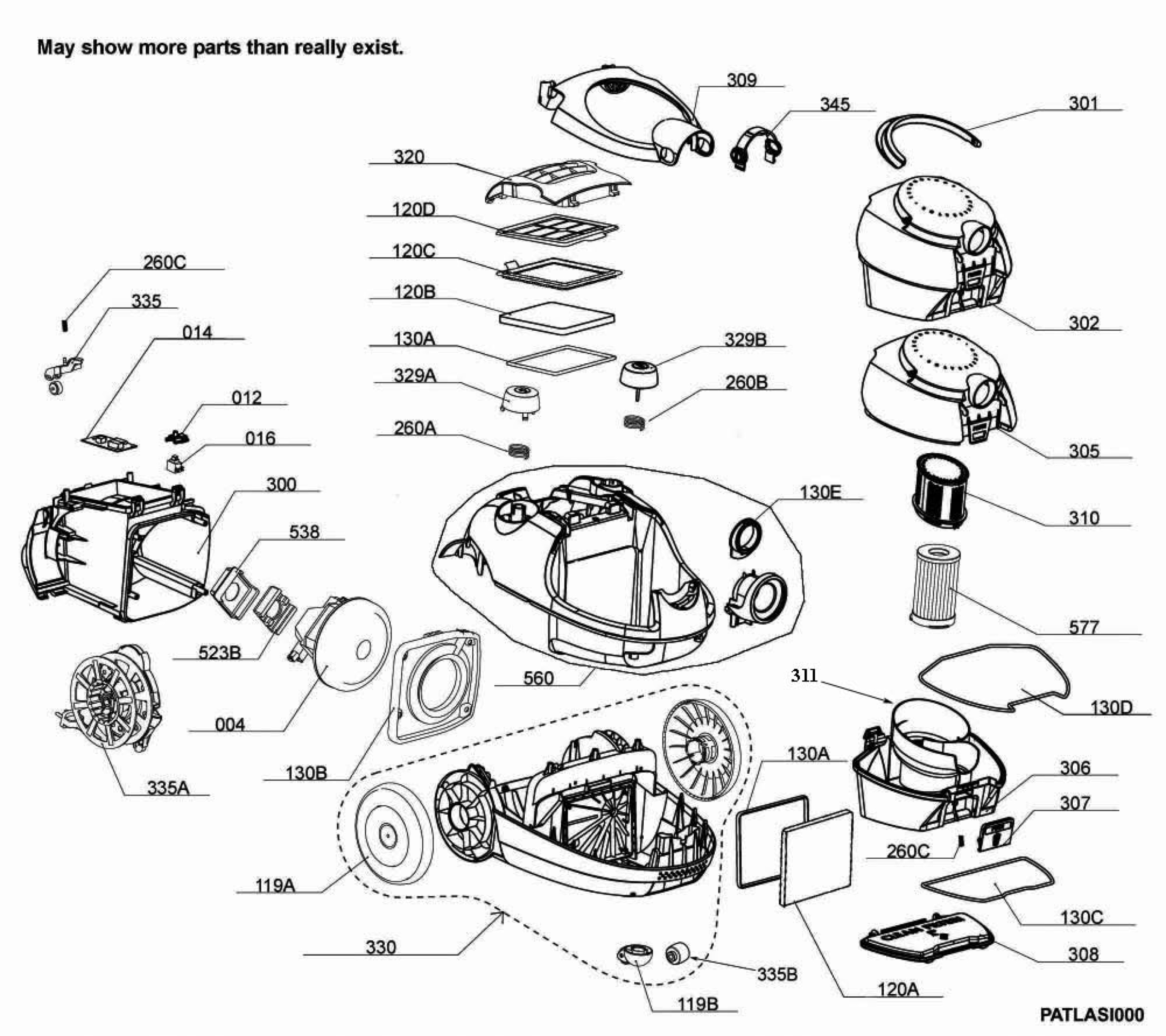 Internal parts