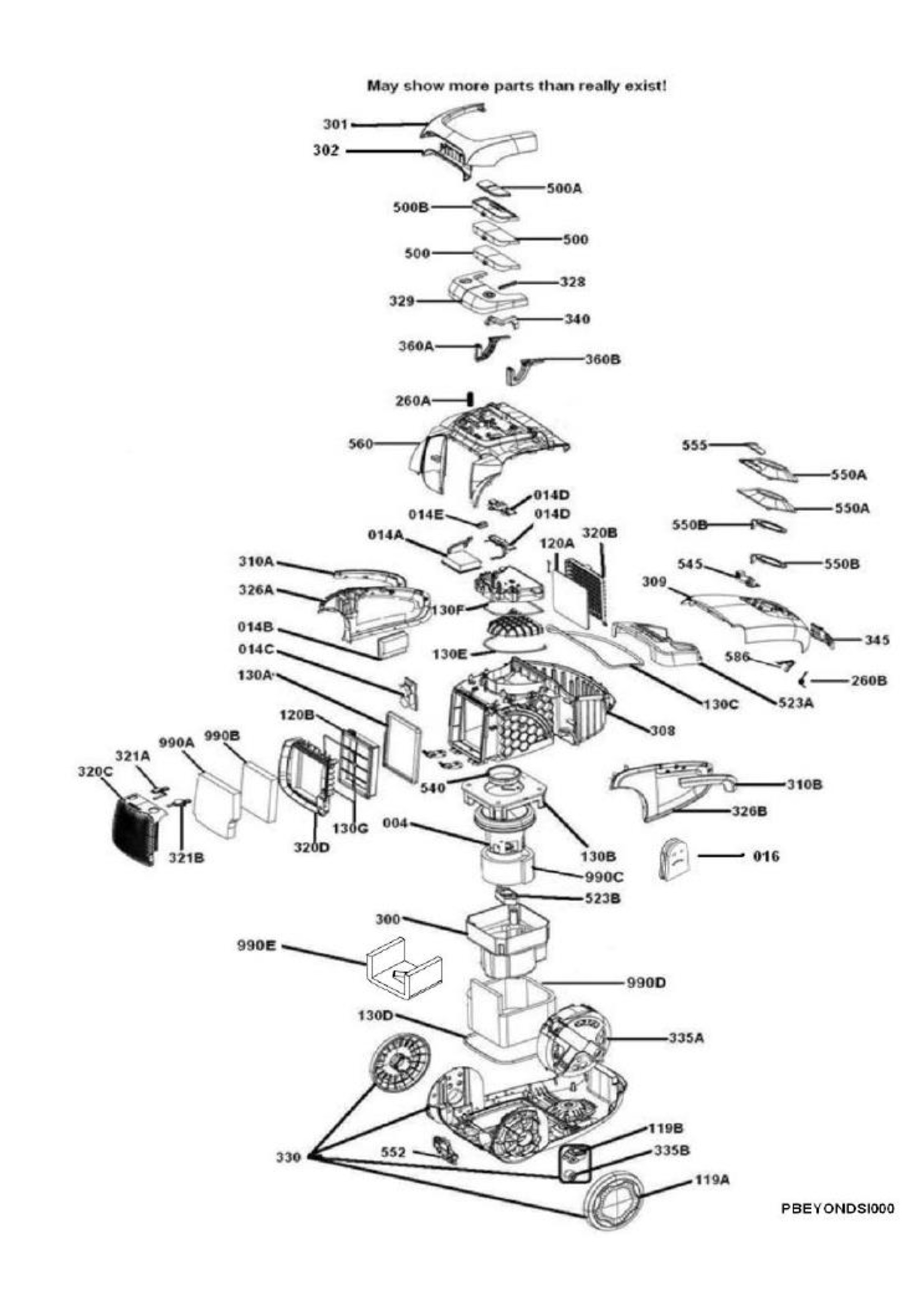 Internal parts