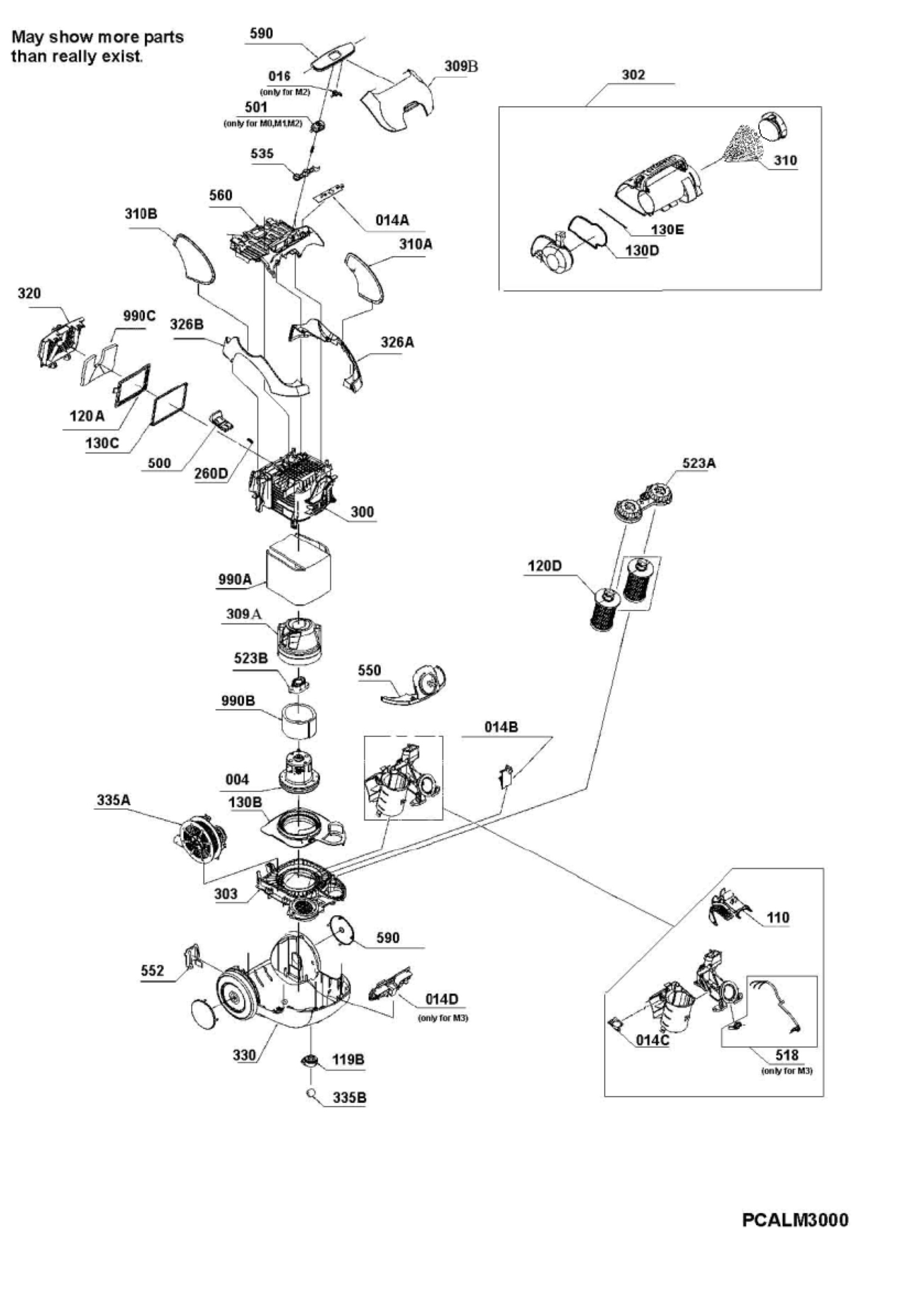 Internal parts