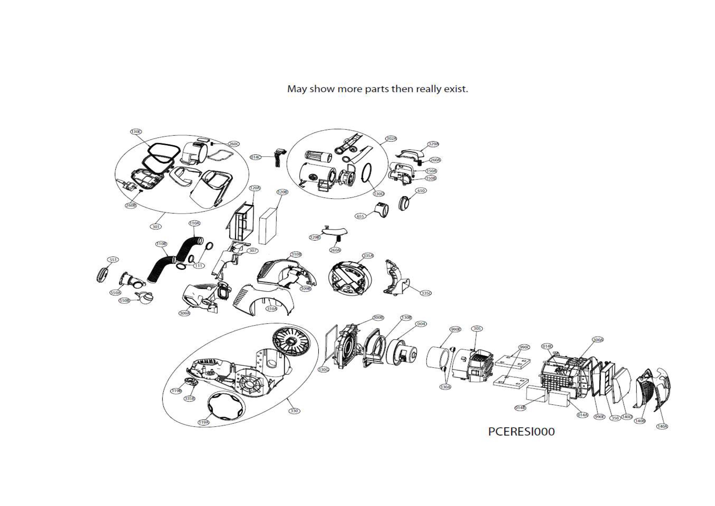 Internal parts