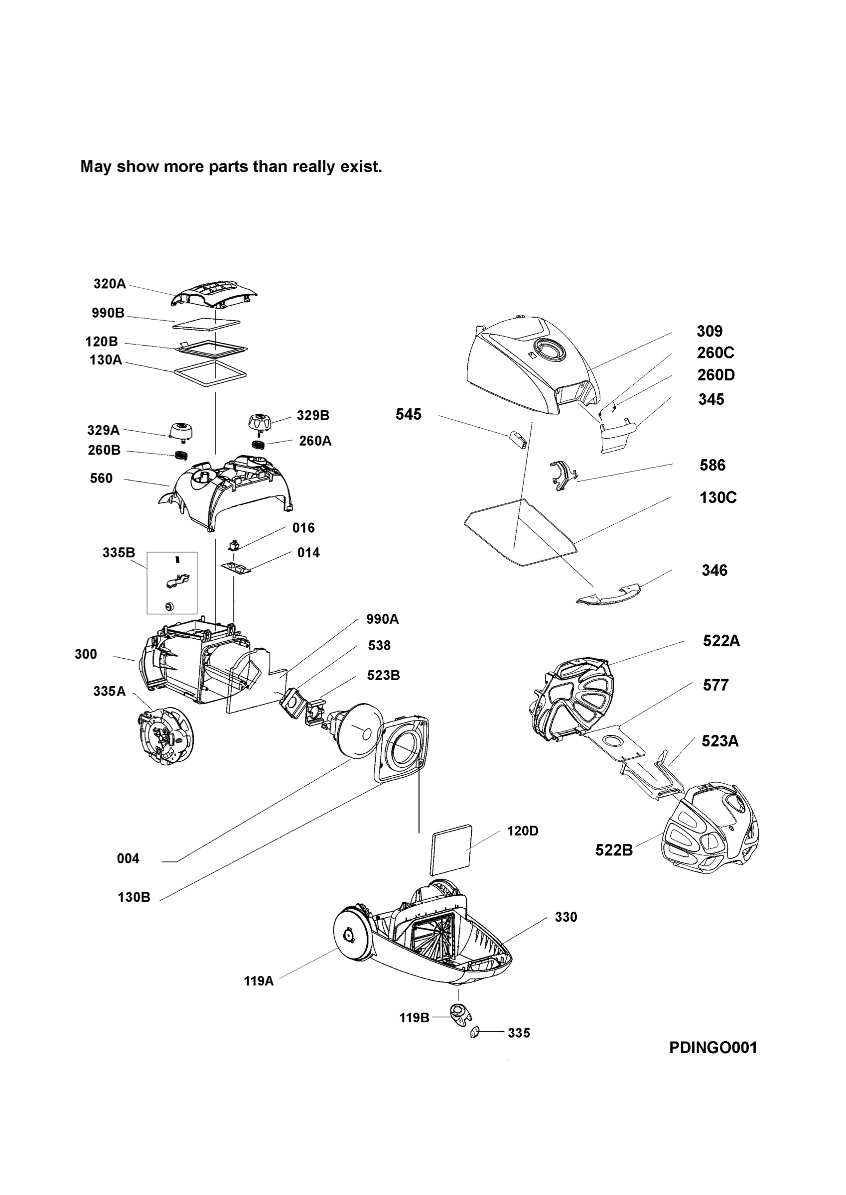Internal parts