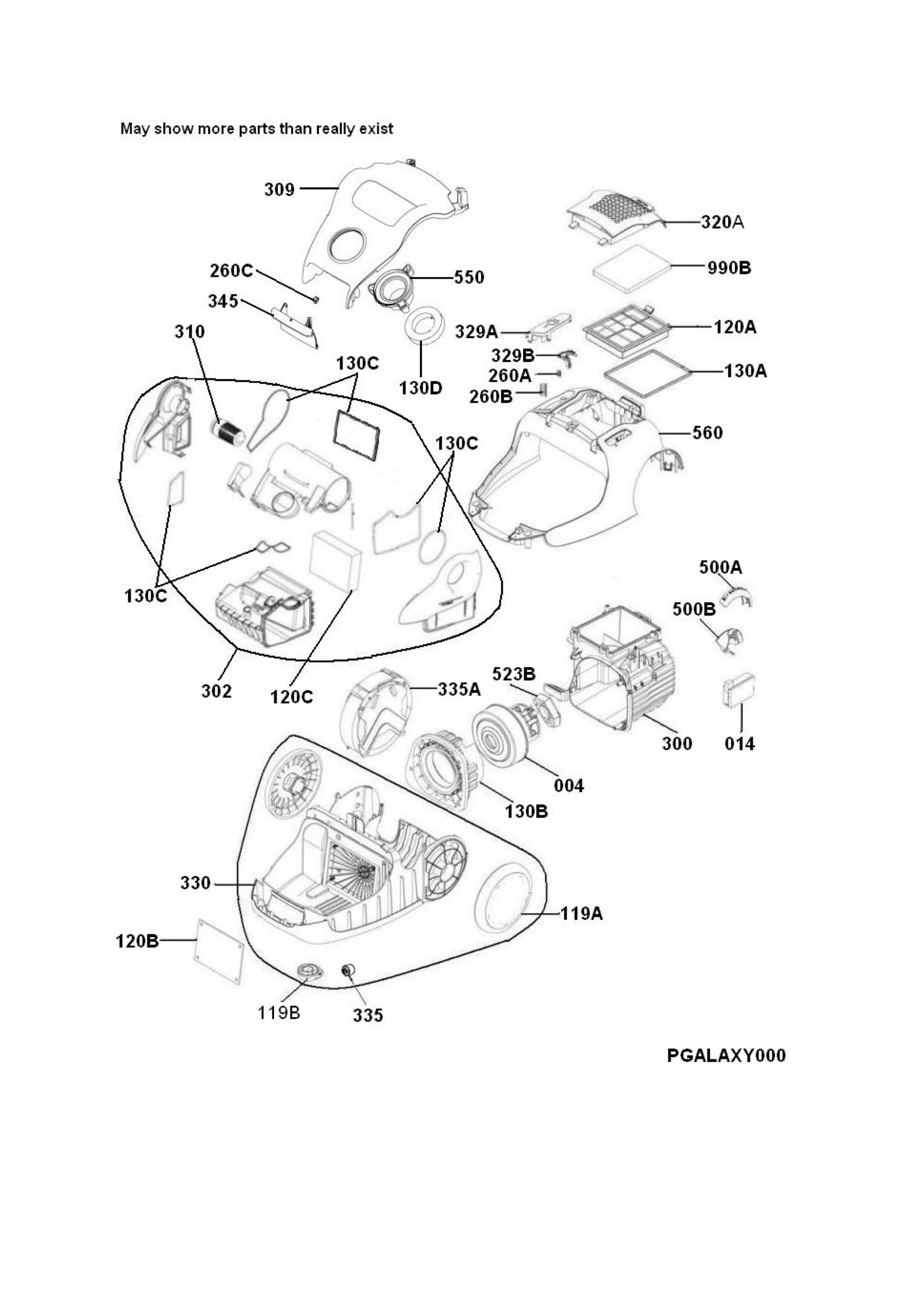 Internal parts